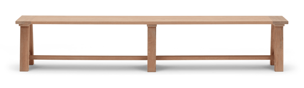 Arundel 3 Seater Oak Dining Bench