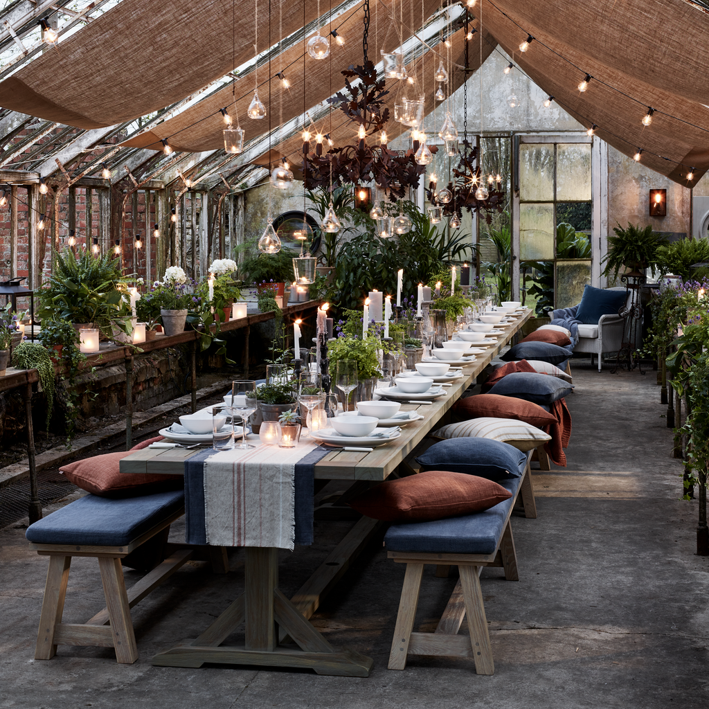 Arundel 4 Seater Oak Dining Bench