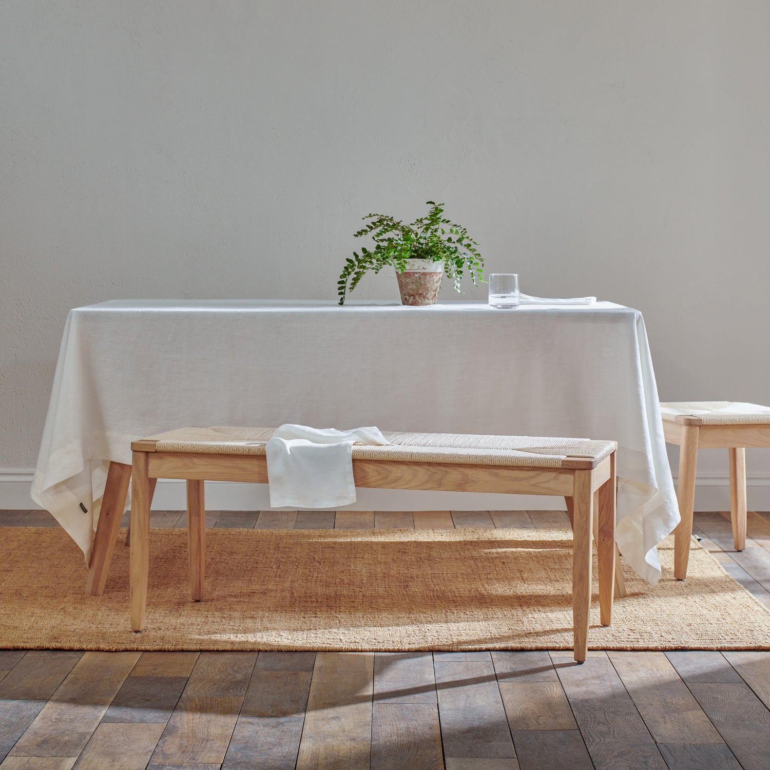 Wycombe 2 Seater Oak Dining Bench