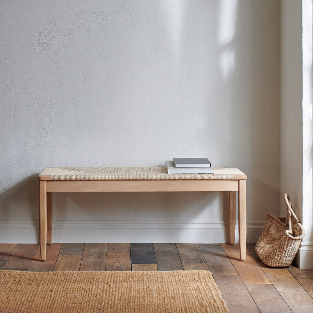 Wycombe 2 Seater Oak Dining Bench