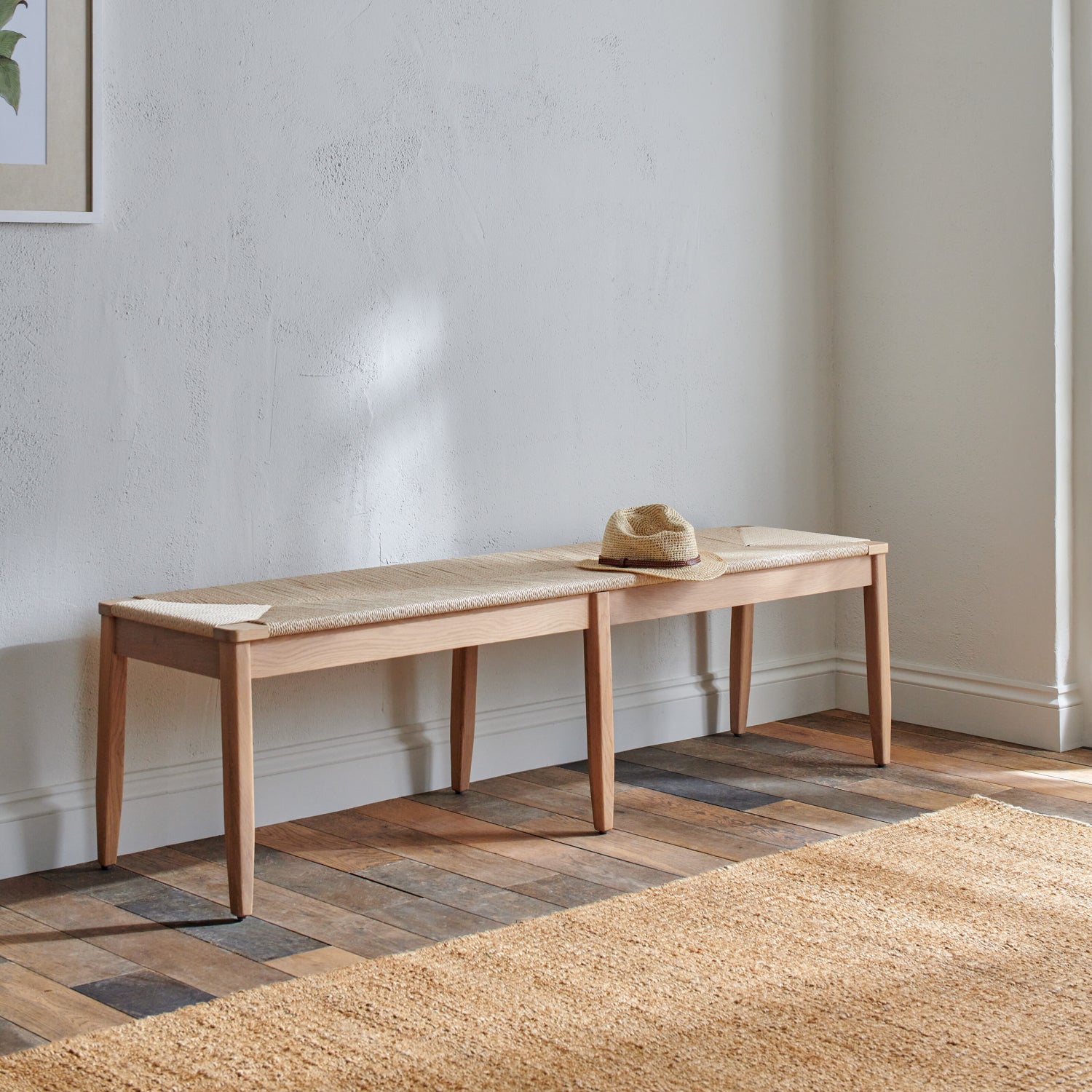 Wycombe 3 Seater Oak Dining Bench