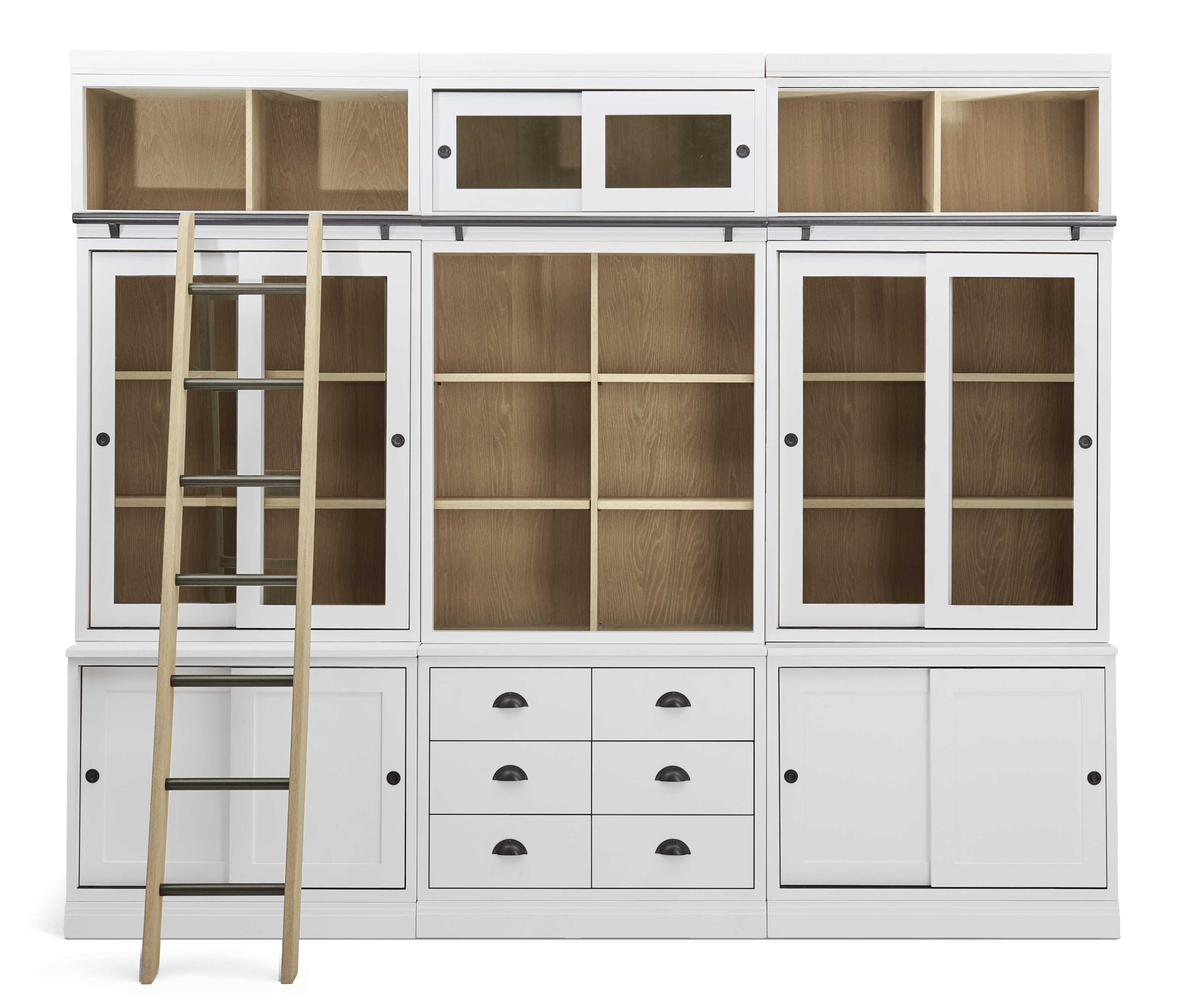 Chawton Tall Triple Dresser with Ladder