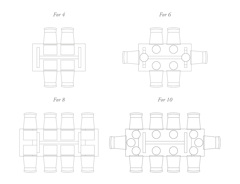 Arundel 6-10 Seater Dining Table
