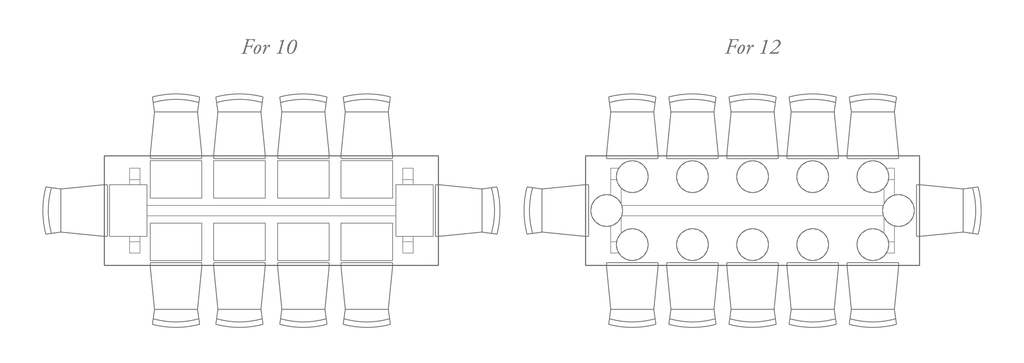 Arundel 10 Seater Oak Dining Table