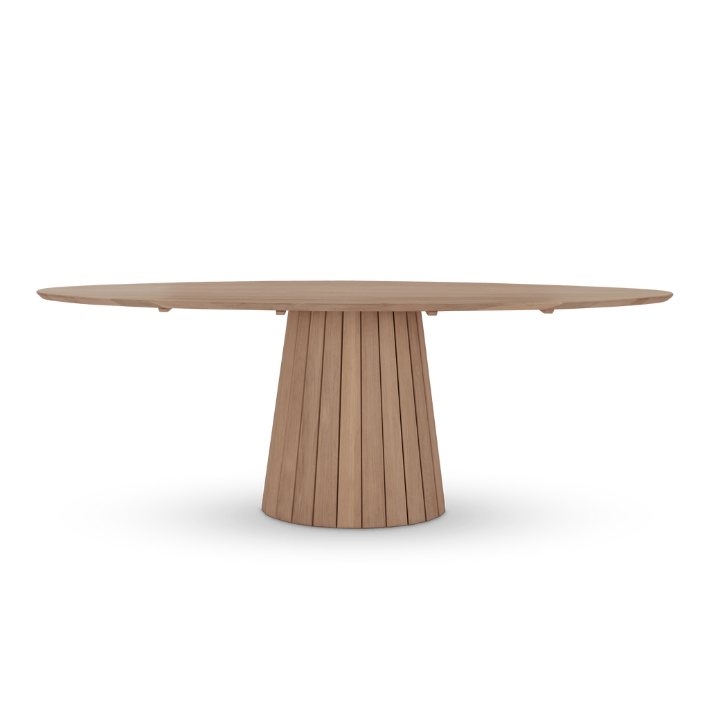 Stratford 6 Seater Oval Oak Dining Table