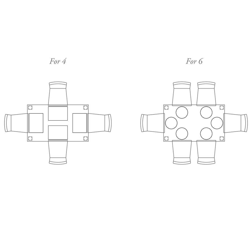 Suffolk 4 Seater Oak Dining Table