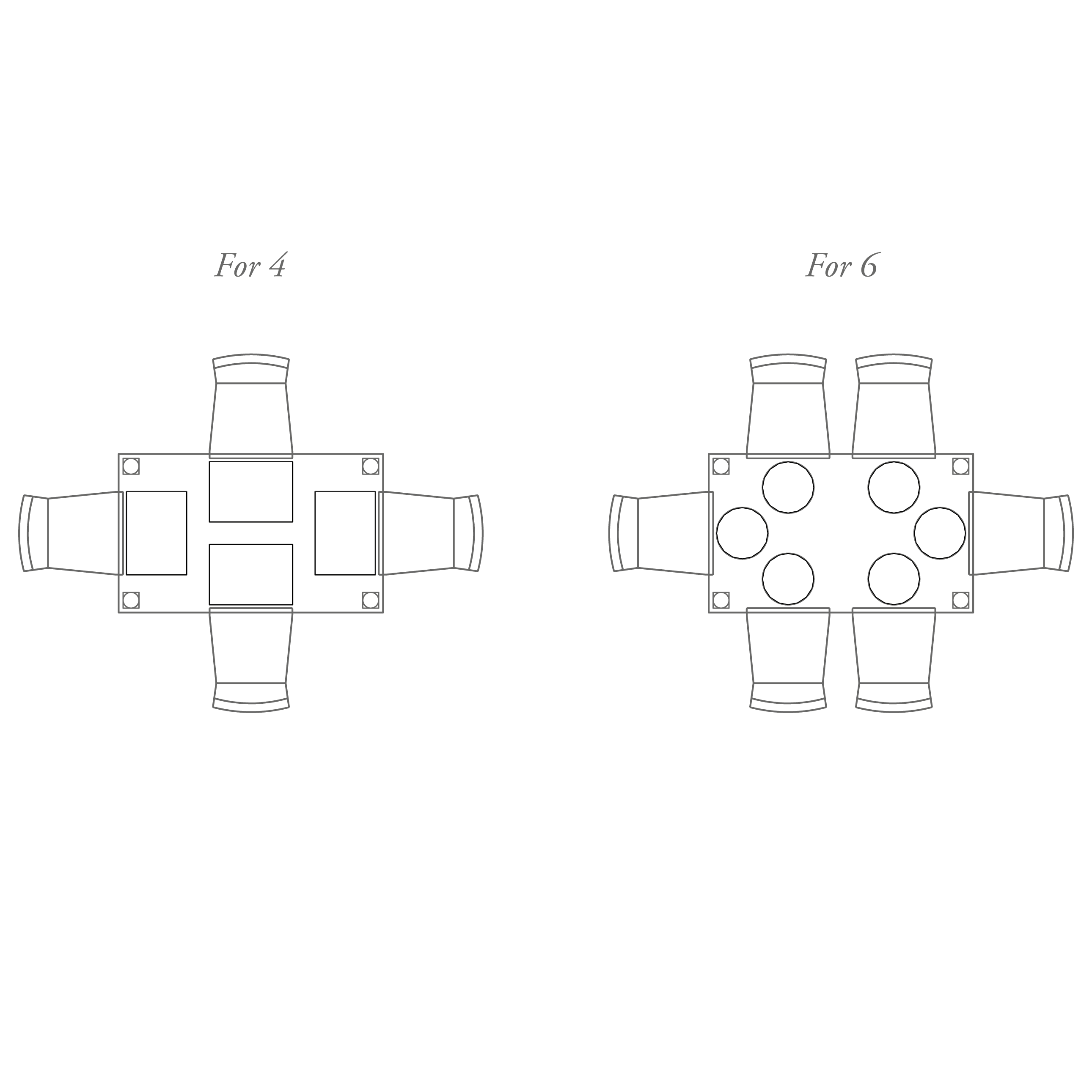 Suffolk 4 Seater Oak Dining Table