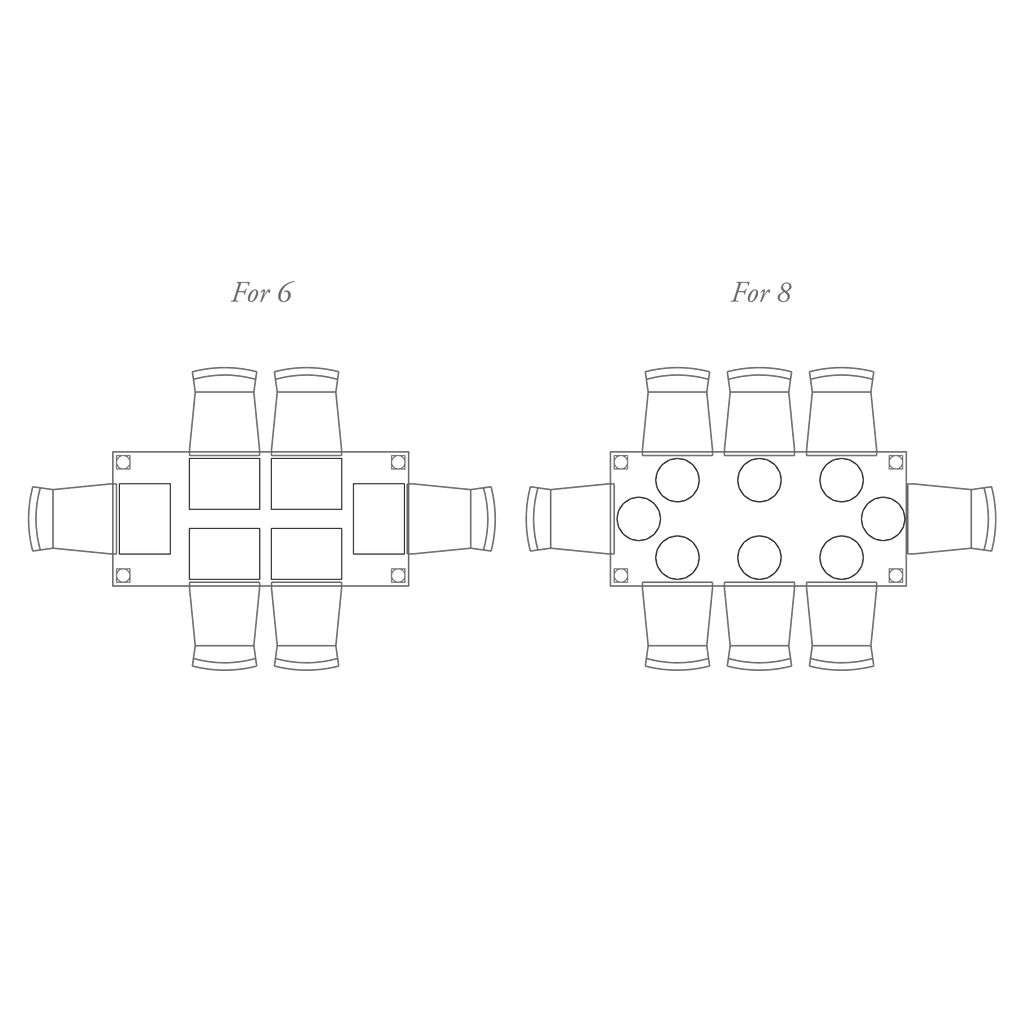 Suffolk 6 Seater Oak Dining Table