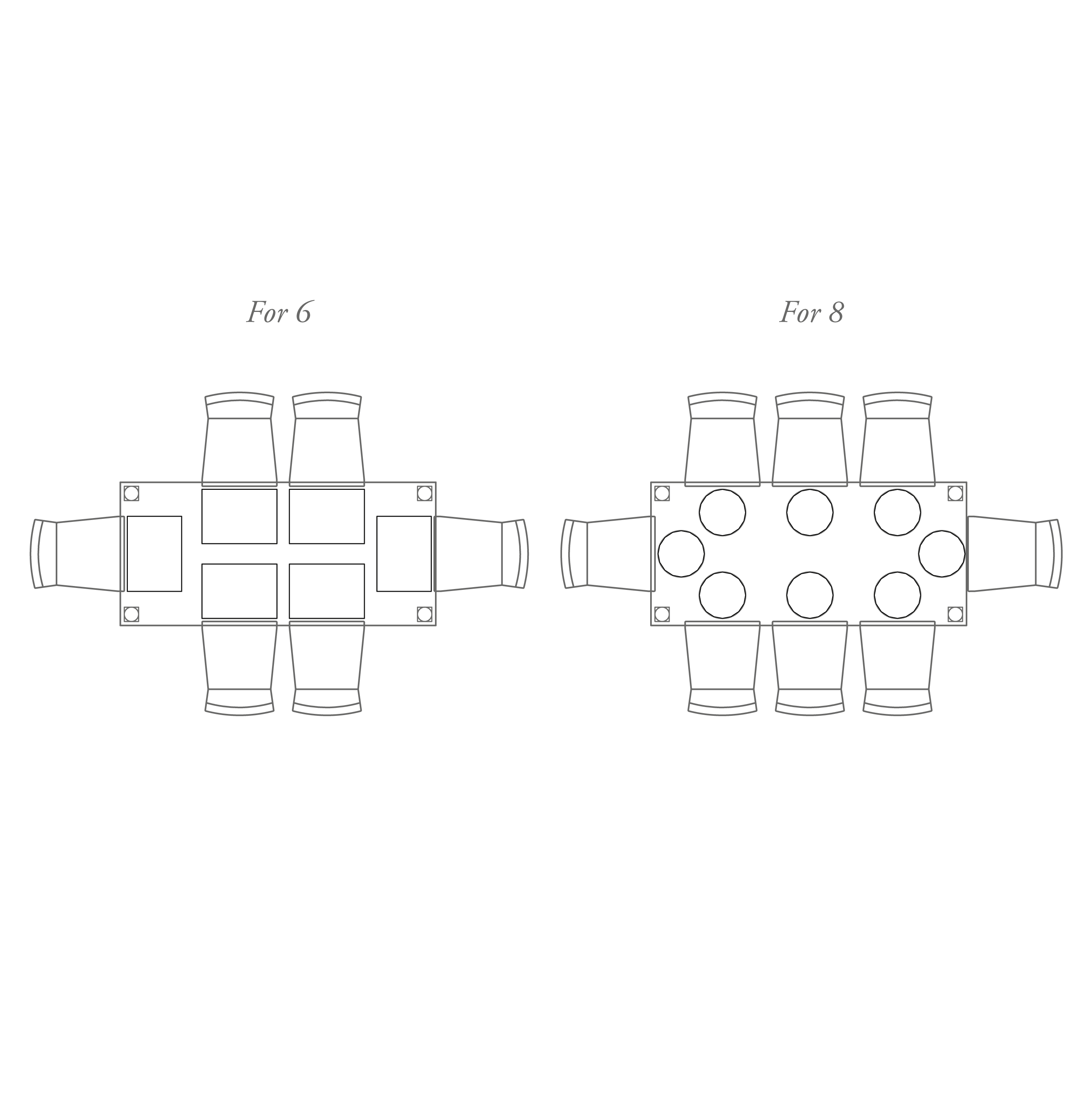 Suffolk 6 Seater Oak Dining Table
