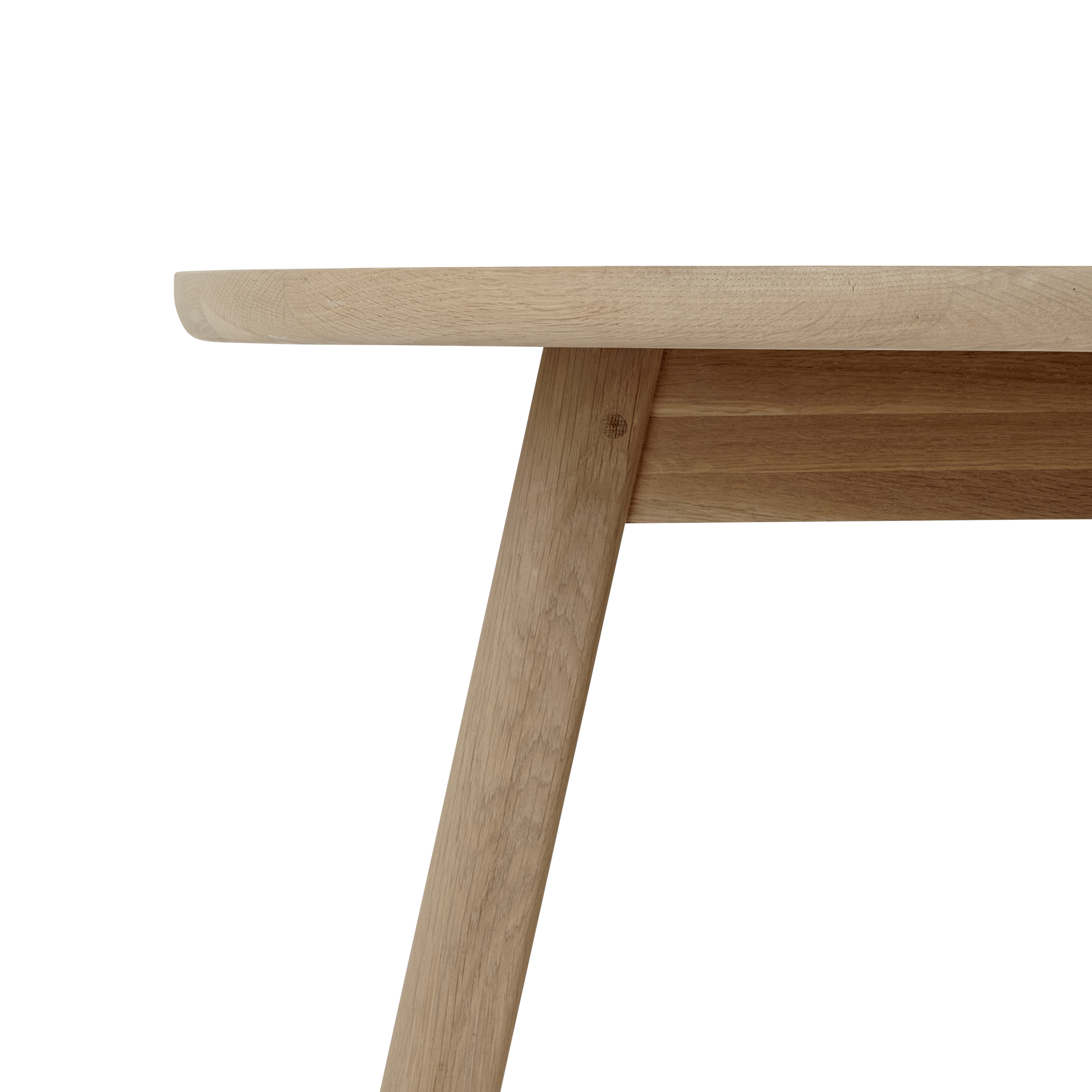 Wycombe 4 Seater Round Oak Dining Table