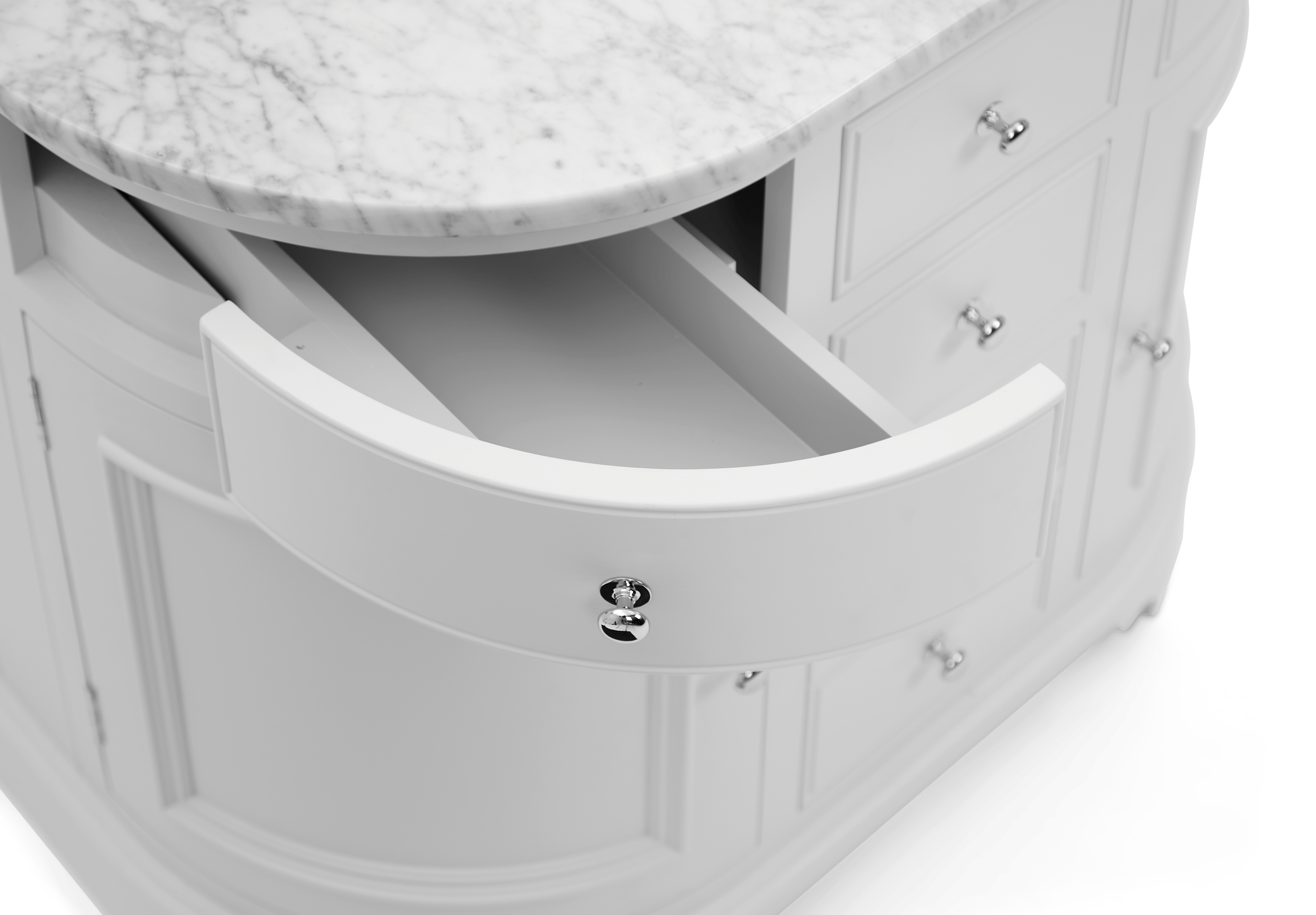 Chichester Undermount Curved Washstand