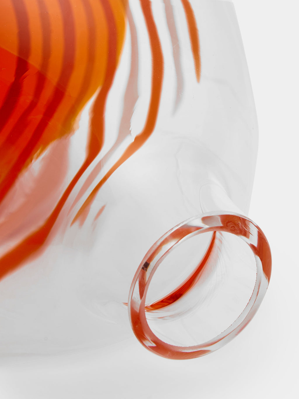 Hand-Blown Murano Glass Bud Vase (7in/18cm)