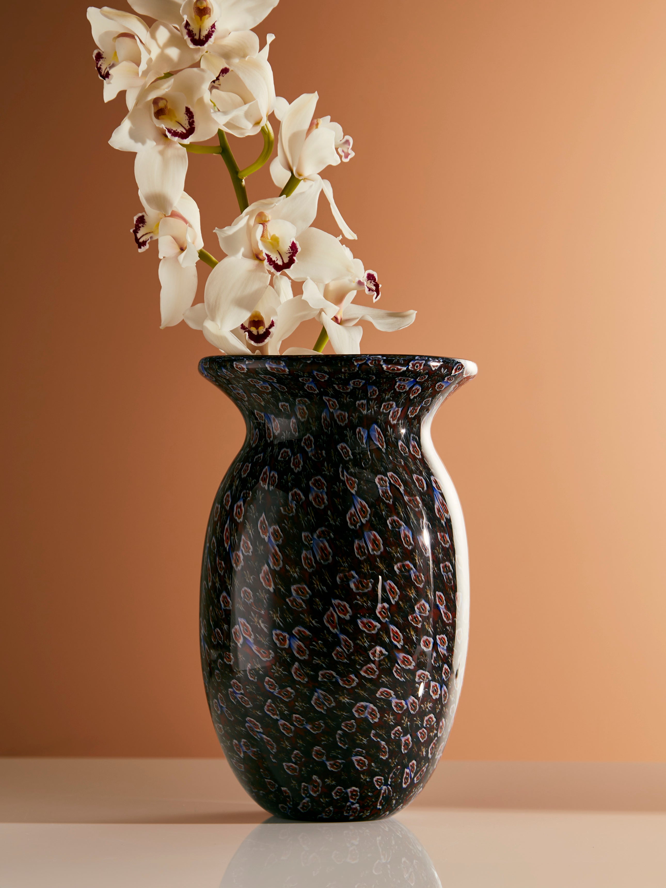 1960s Mazzuccato Murrina Murano Glass Vase (12in/30cm)