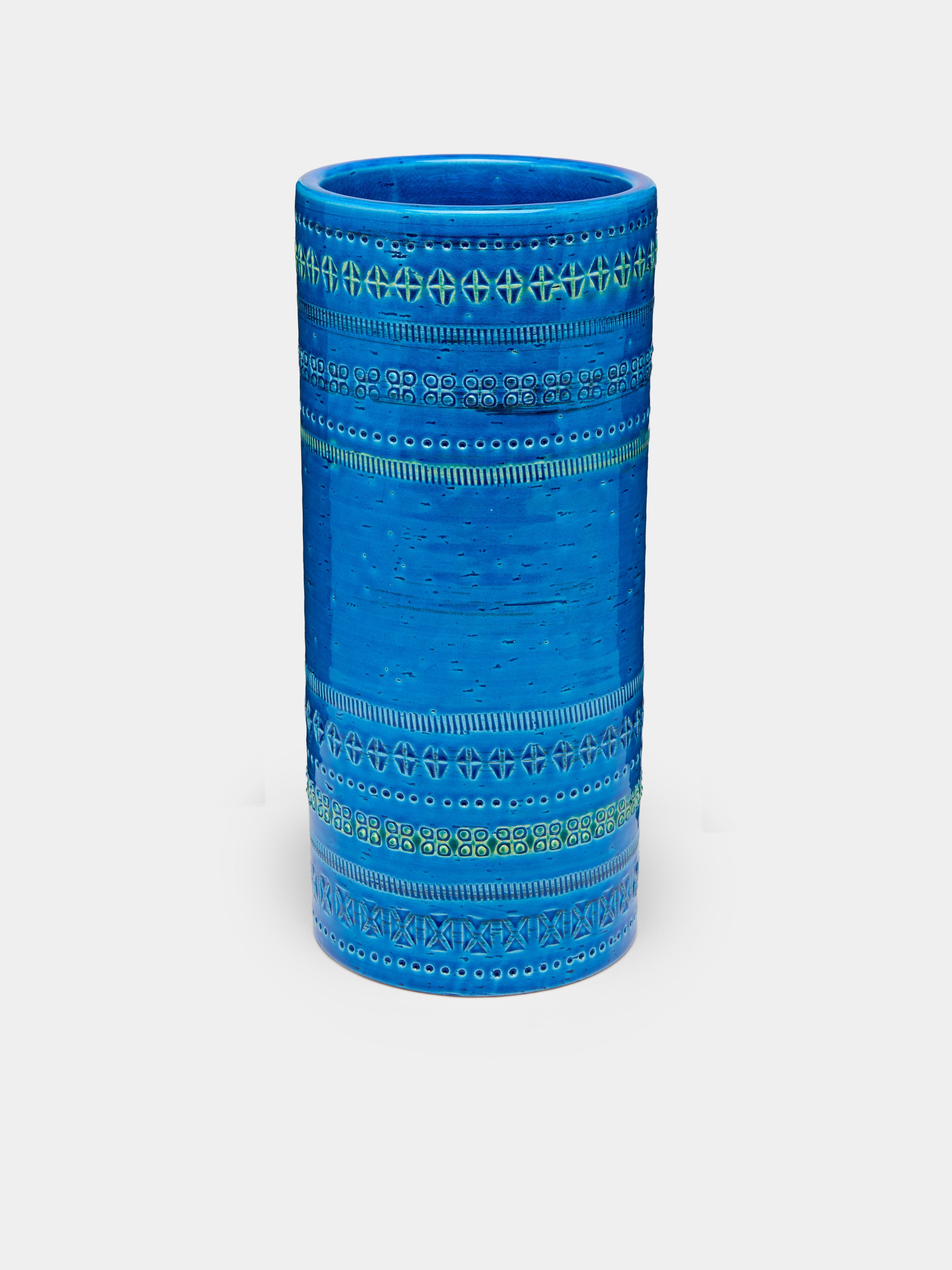 Rimini Blu Ceramic Vase (12in/30cm)