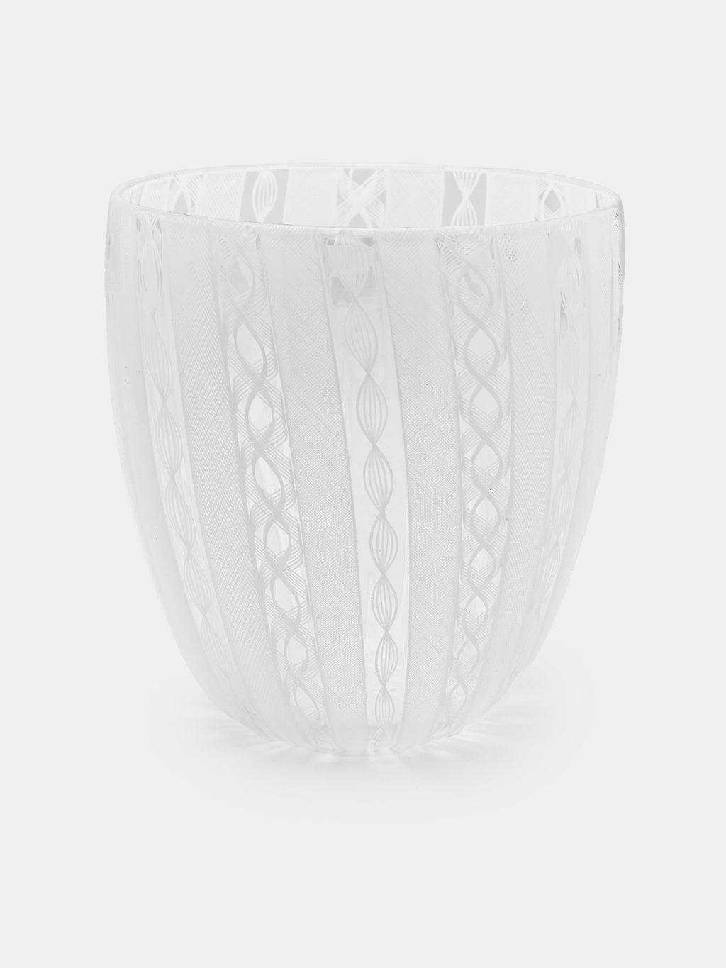 Mid-Century Venini Murano Glass Vase (5in/13cm)