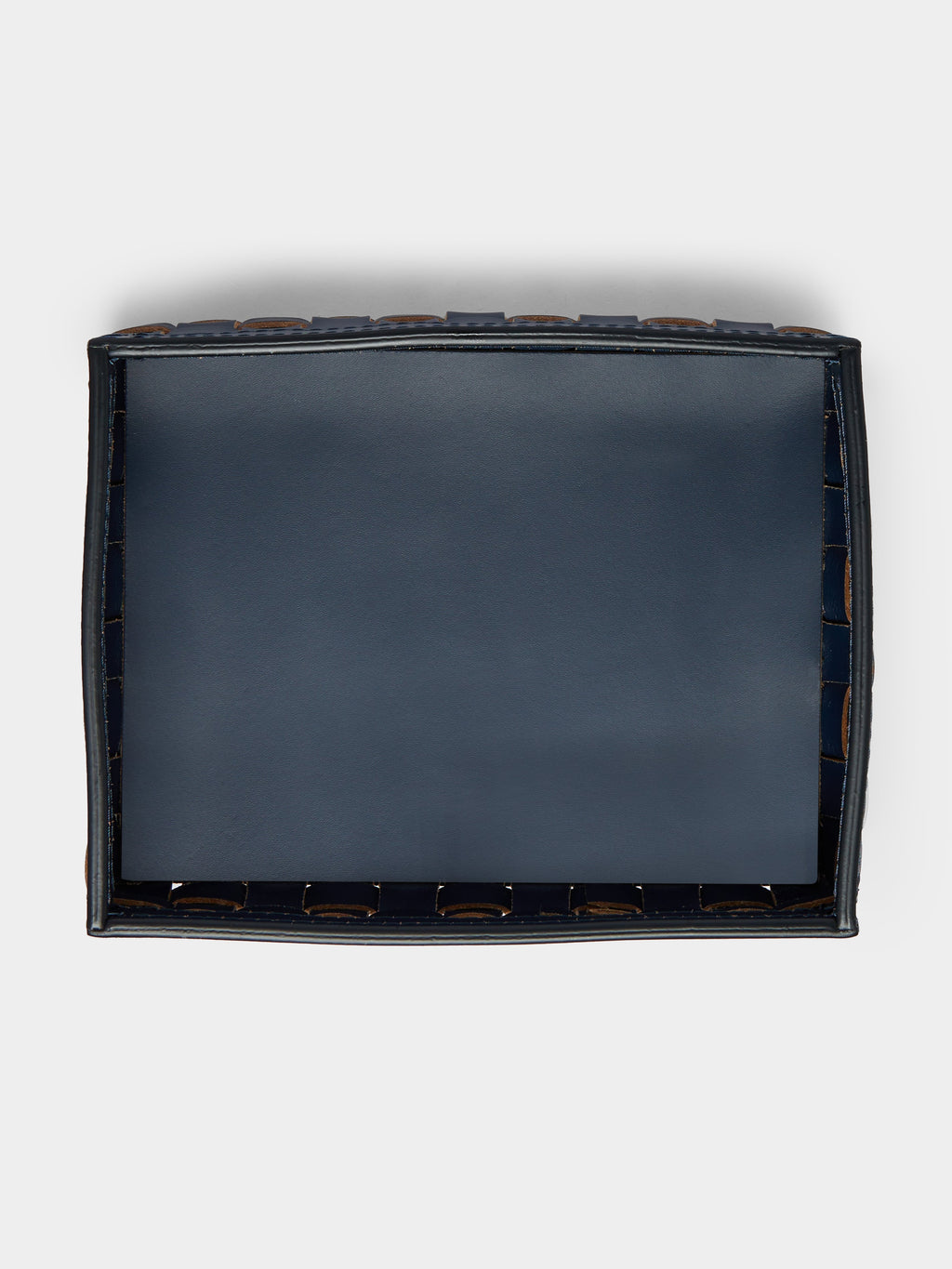 Barcelona Water-Resistant Leather Low Basket