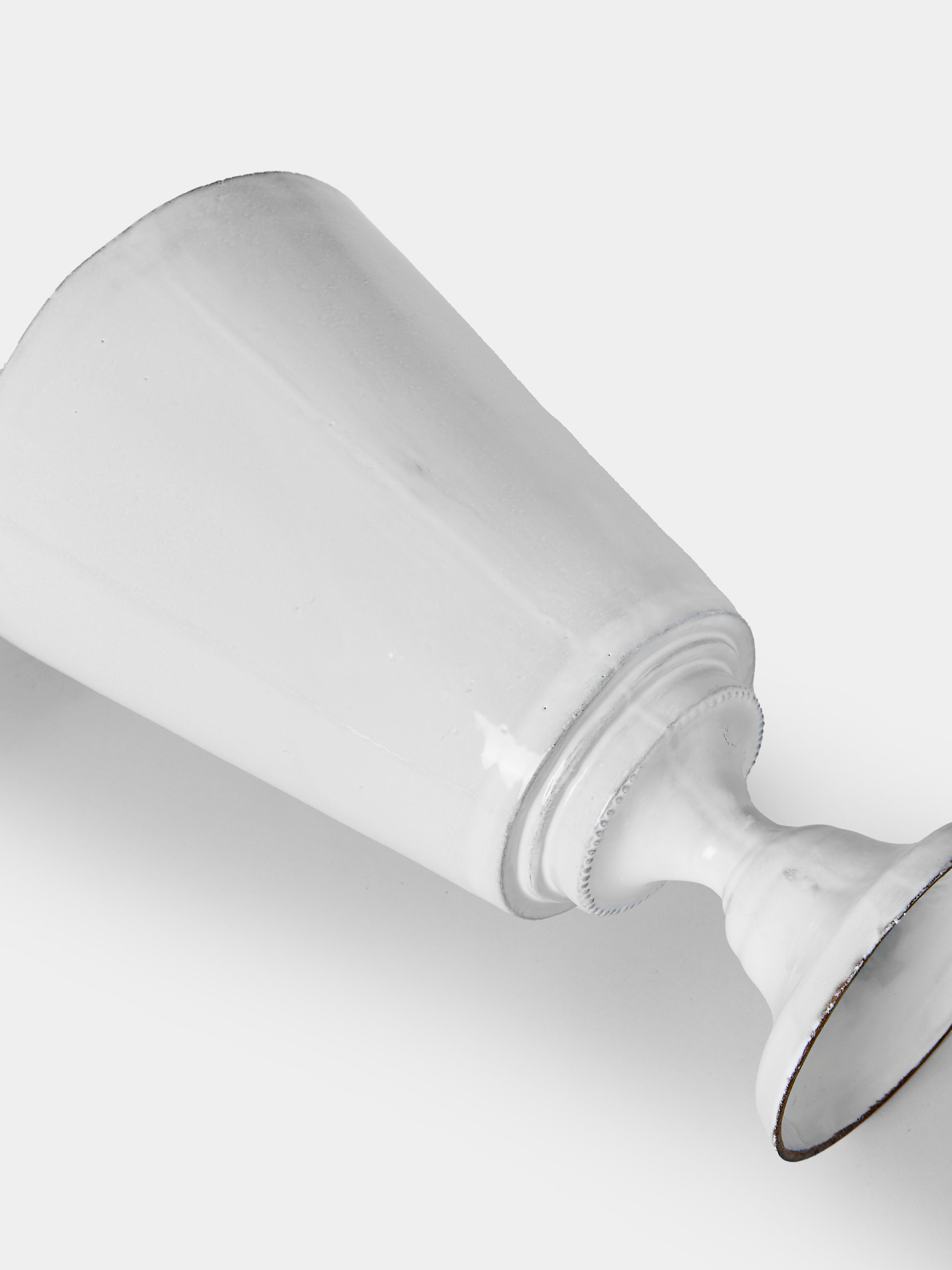 Simple Hand-Glazed Ceramic Vase (12in/31cm)