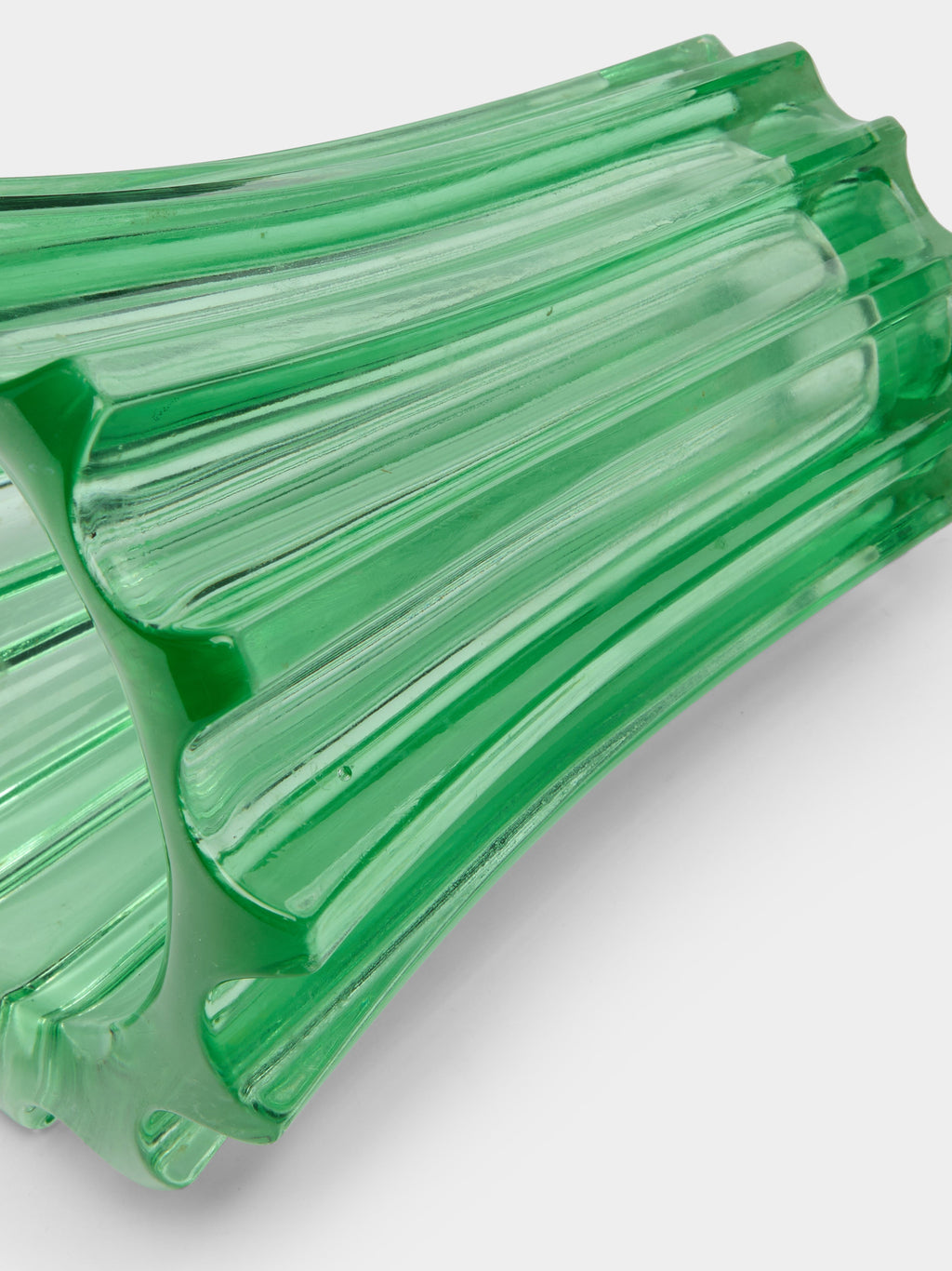 1940s Pierre d'Avesn Crystal Vase (6in/16cm)