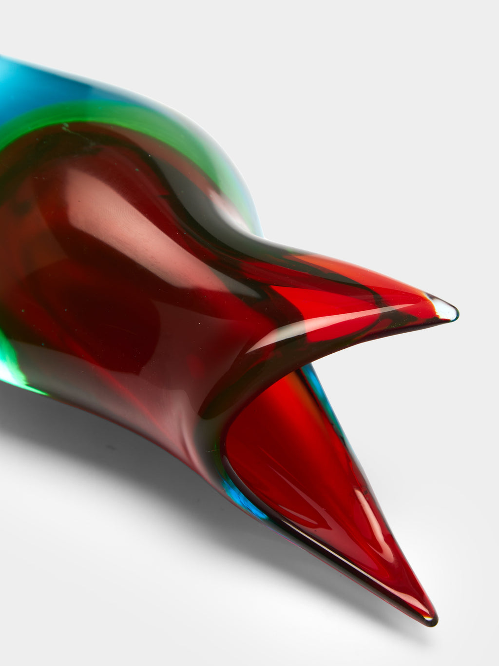 1950s Murano Glass Asymmetric Vase (15.5in/40cm)