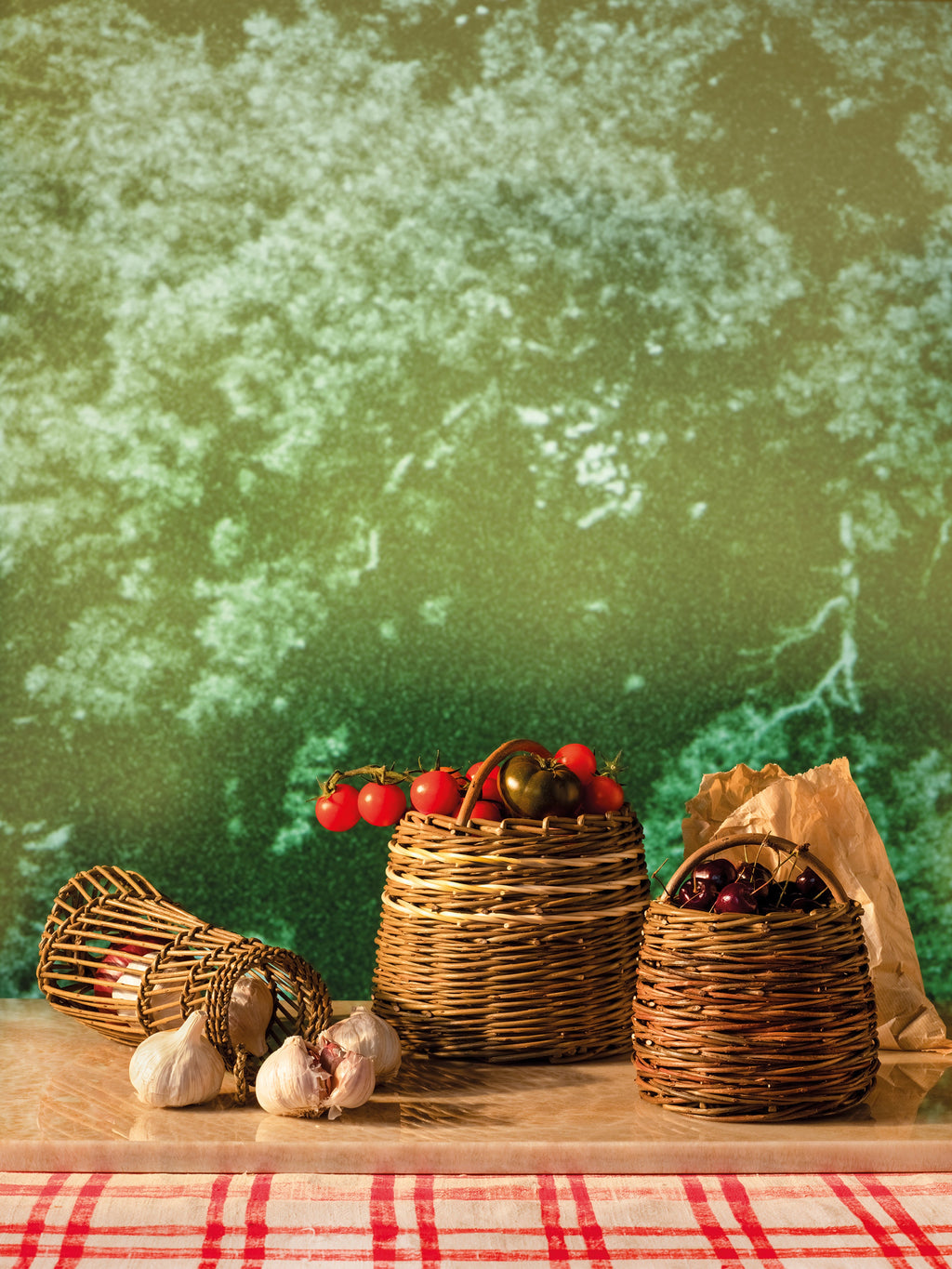 Handwoven Willow Berry Basket