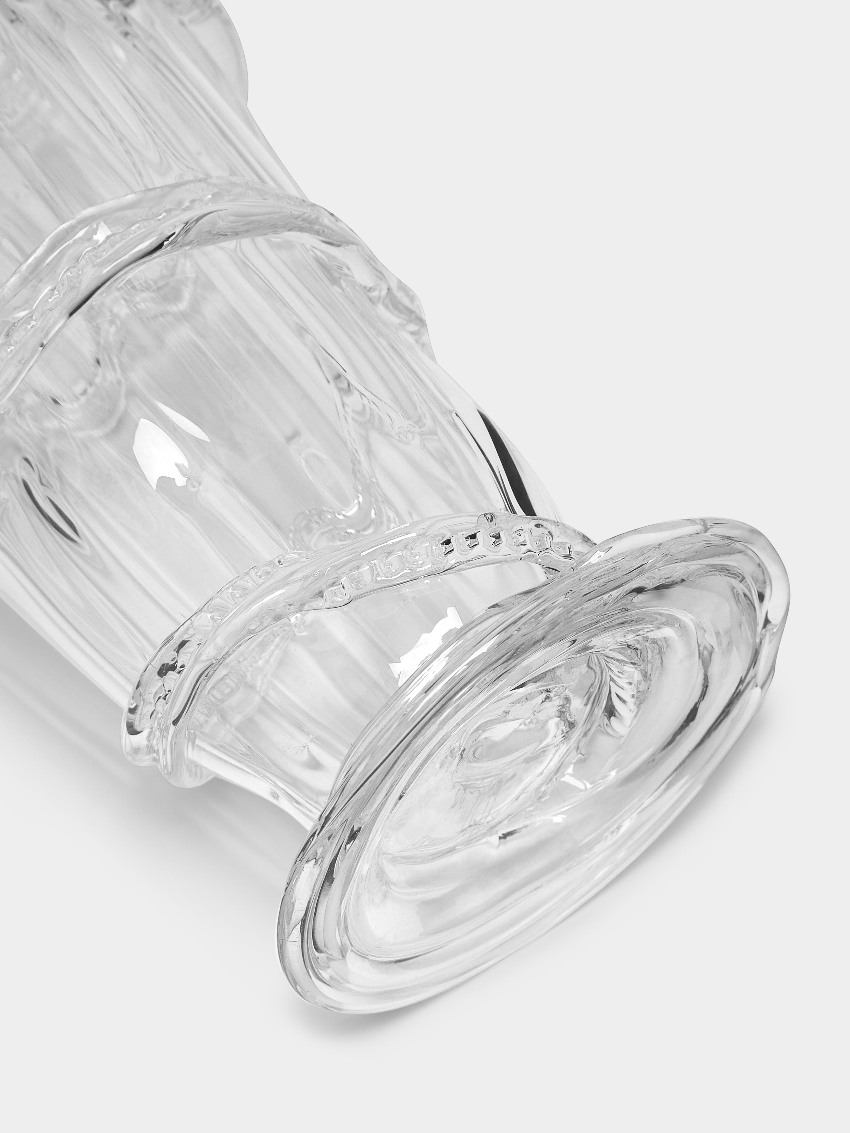 Hand-Blown Crystal Vase (10.5in/27cm)