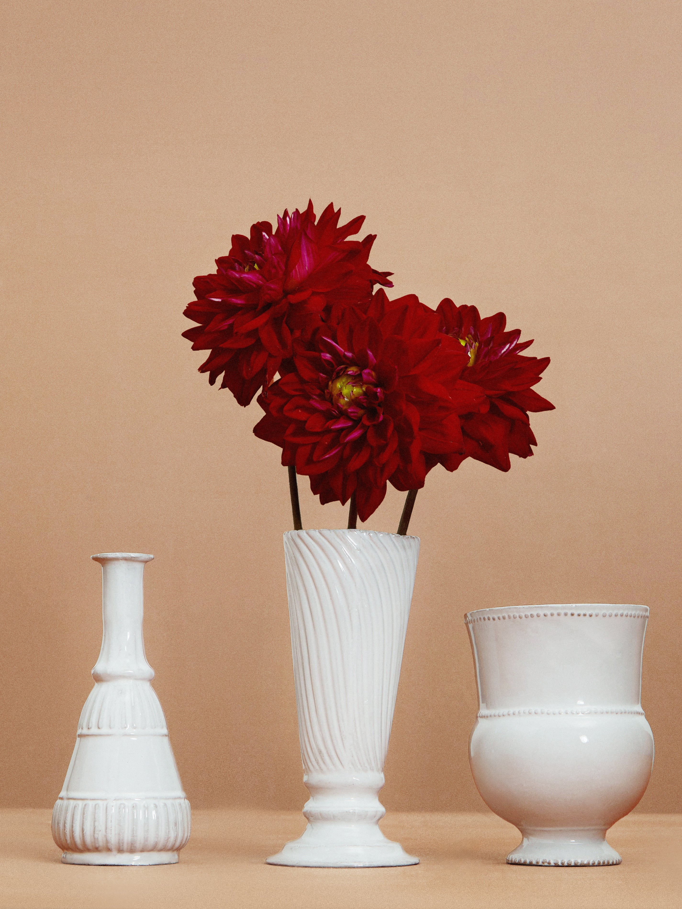 Peggy Hand-Glazed Ceramic Vase (6.5in/17cm)