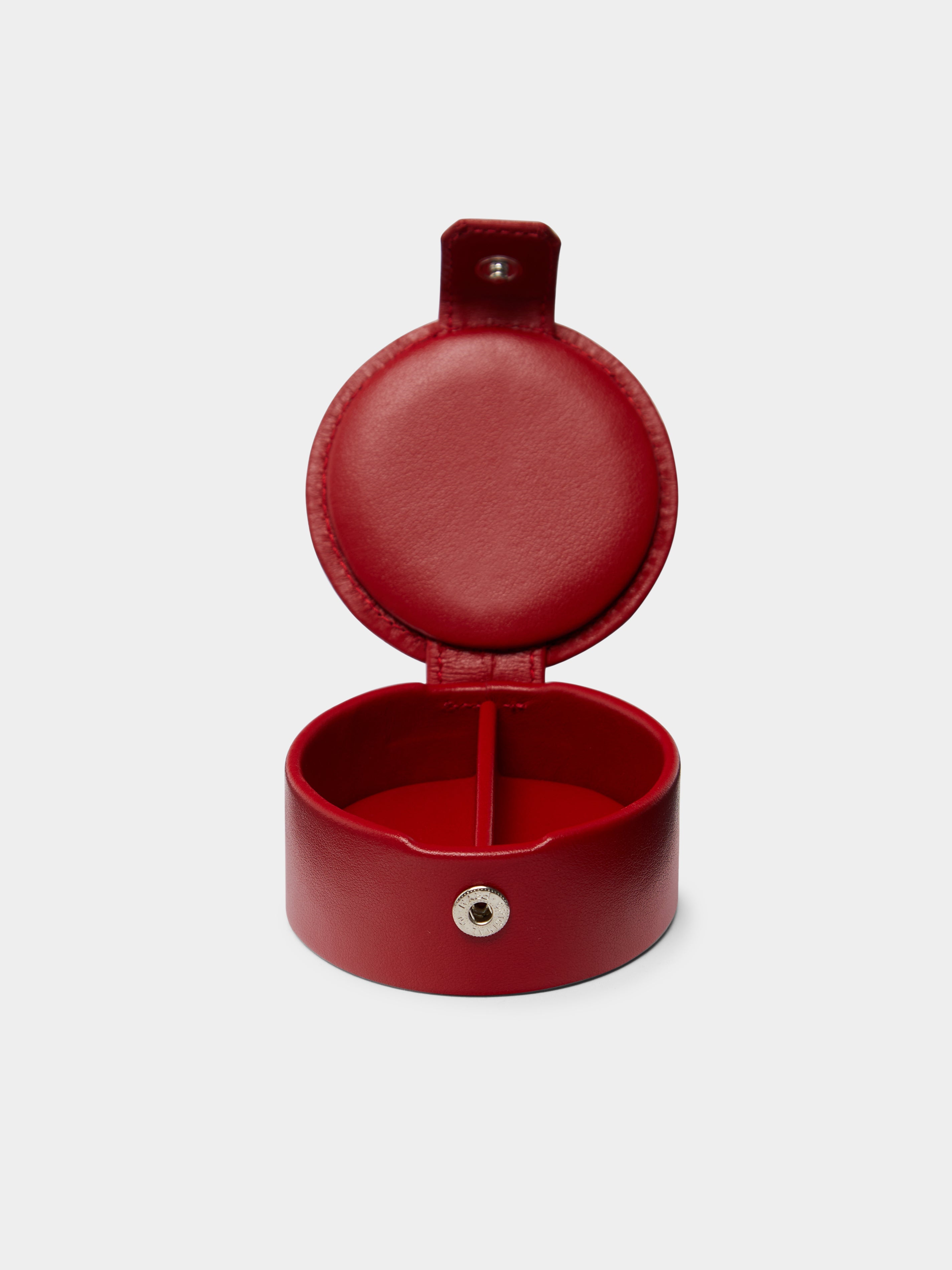 Leather Travel Cufflinks Box