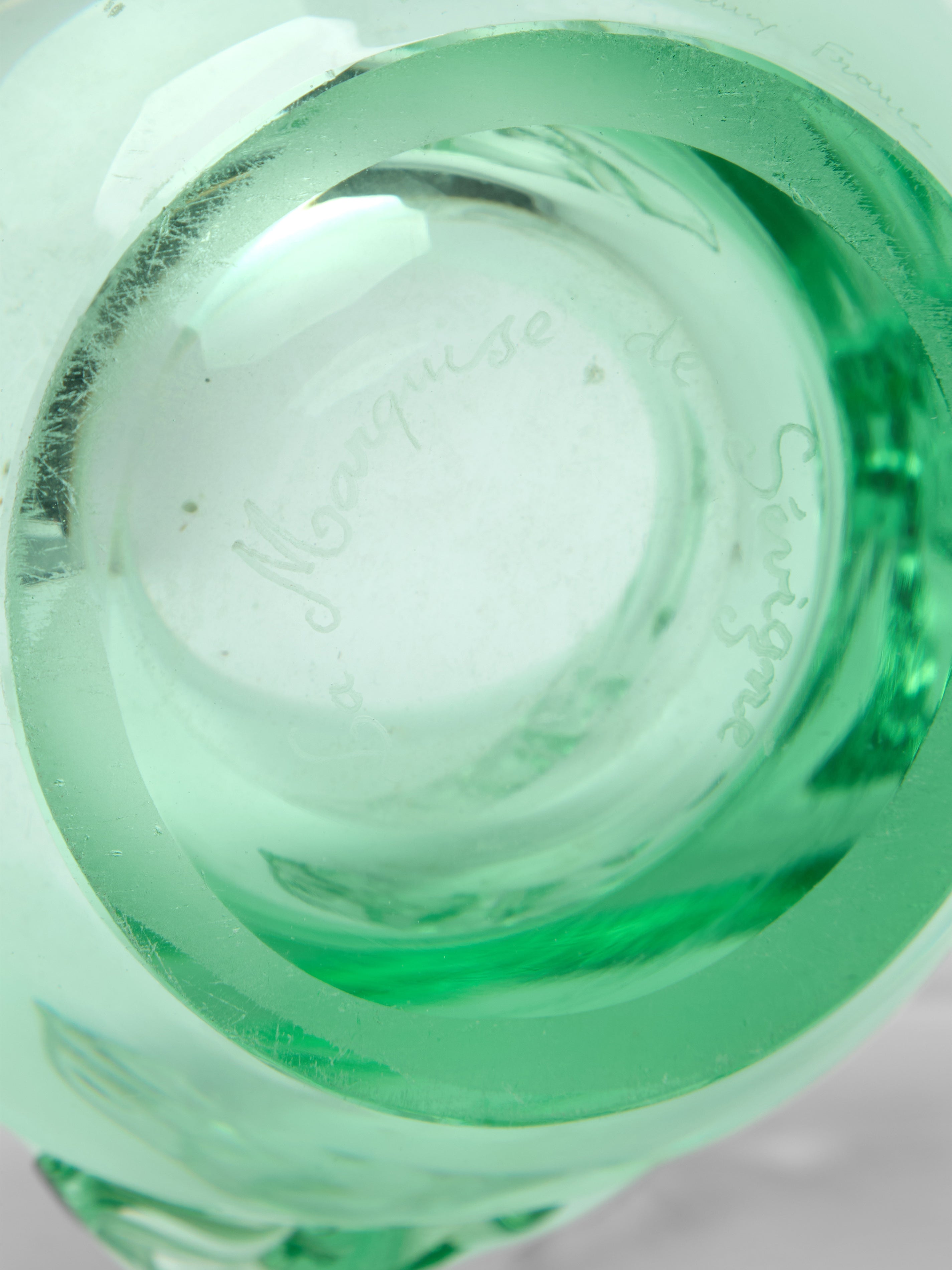 1950s Daum Crystal Vase (15in/38cm)