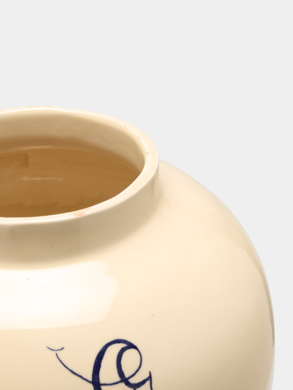 1940s Ceramic Apothecary Jars (Set of 2)