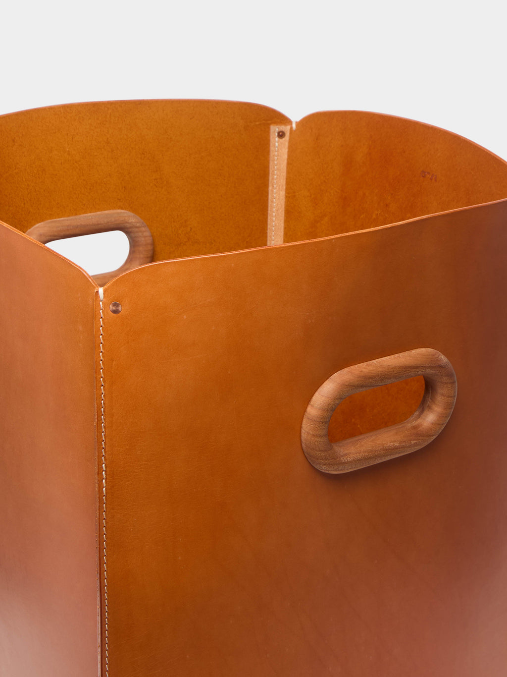 Ample Leather Small Storage Basket