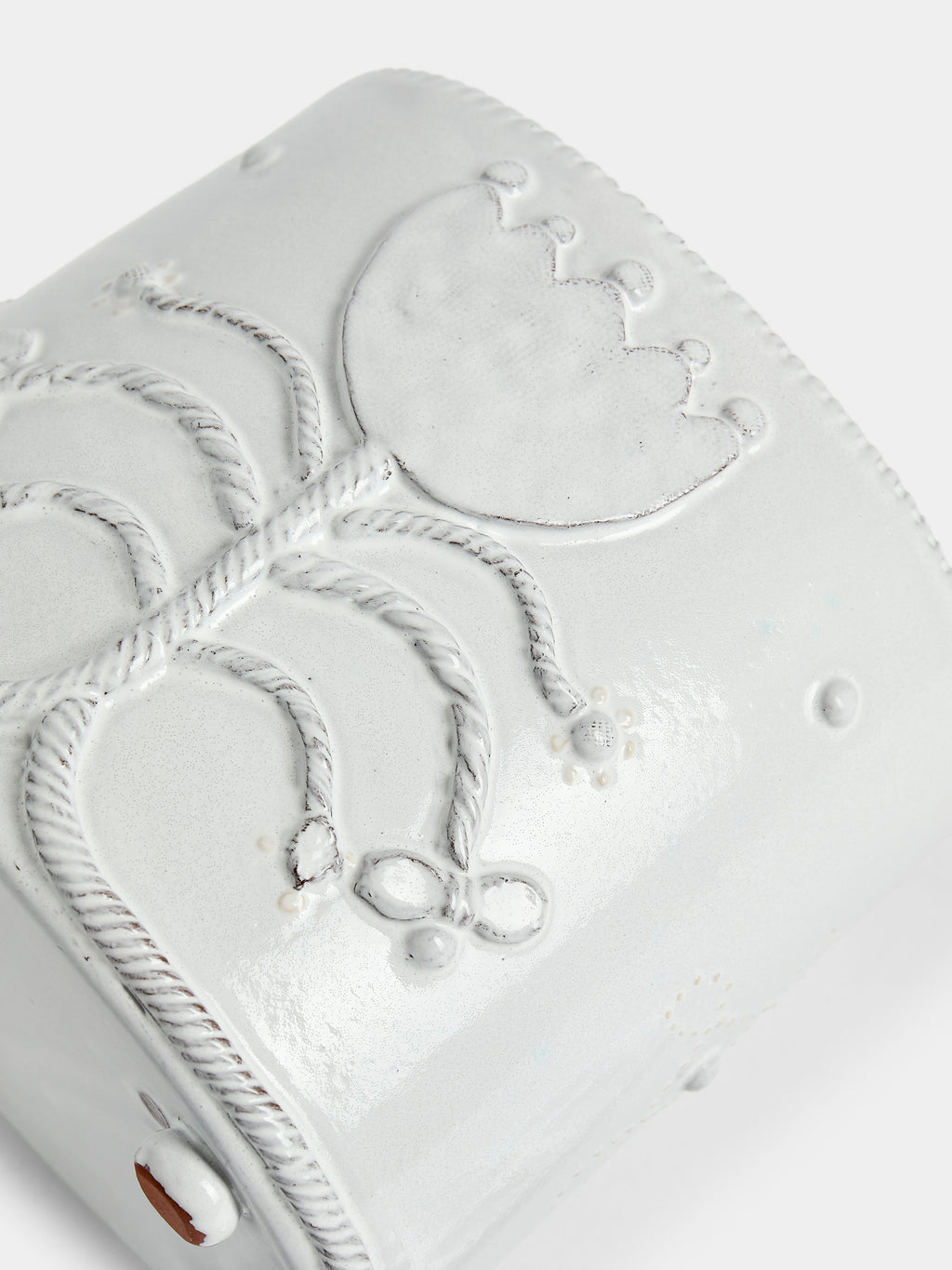 Hand-Built Ceramic Bough Vase (7in/18cm)