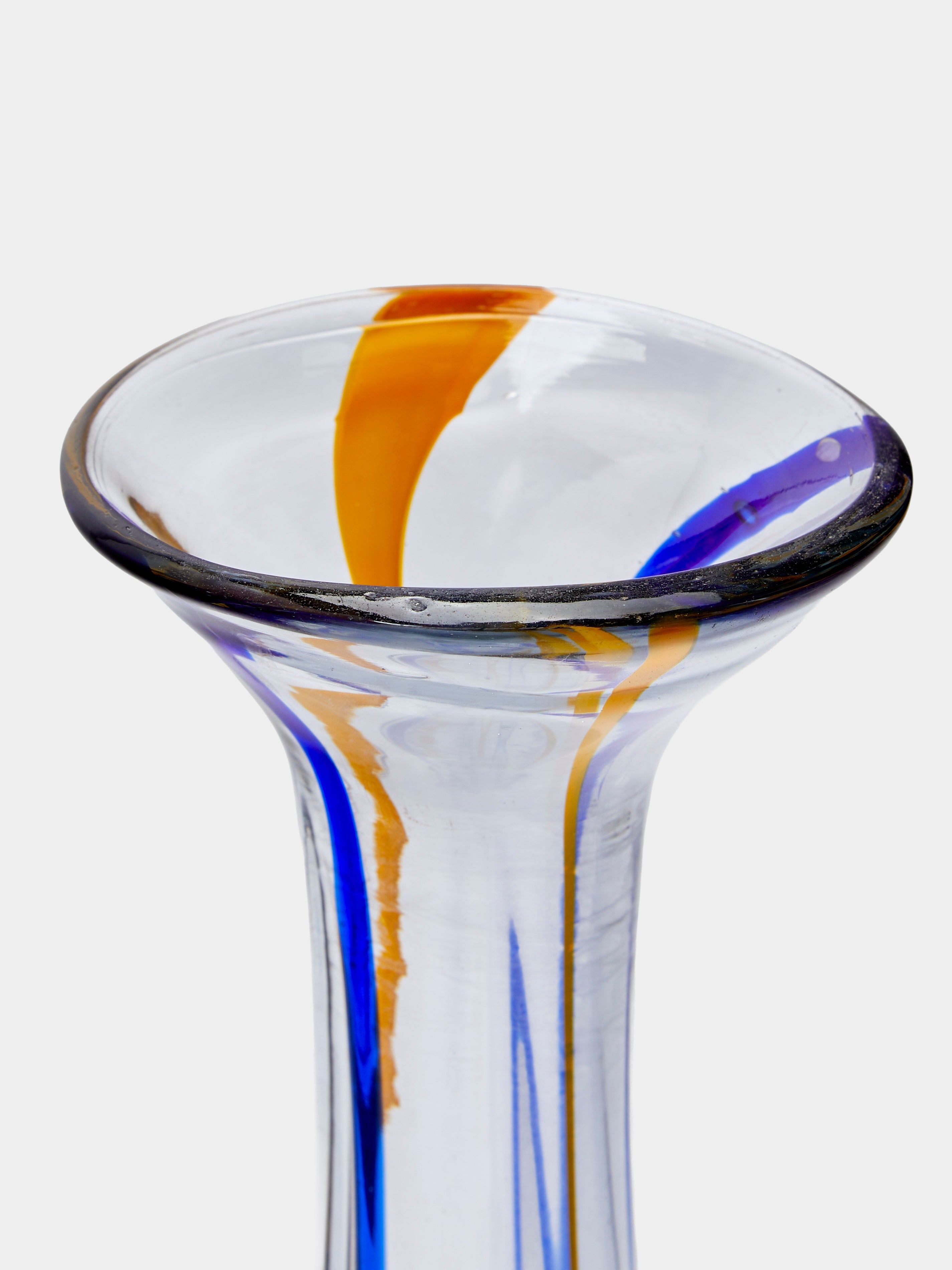 Mid-Century Glass Vase (12in/30cm)