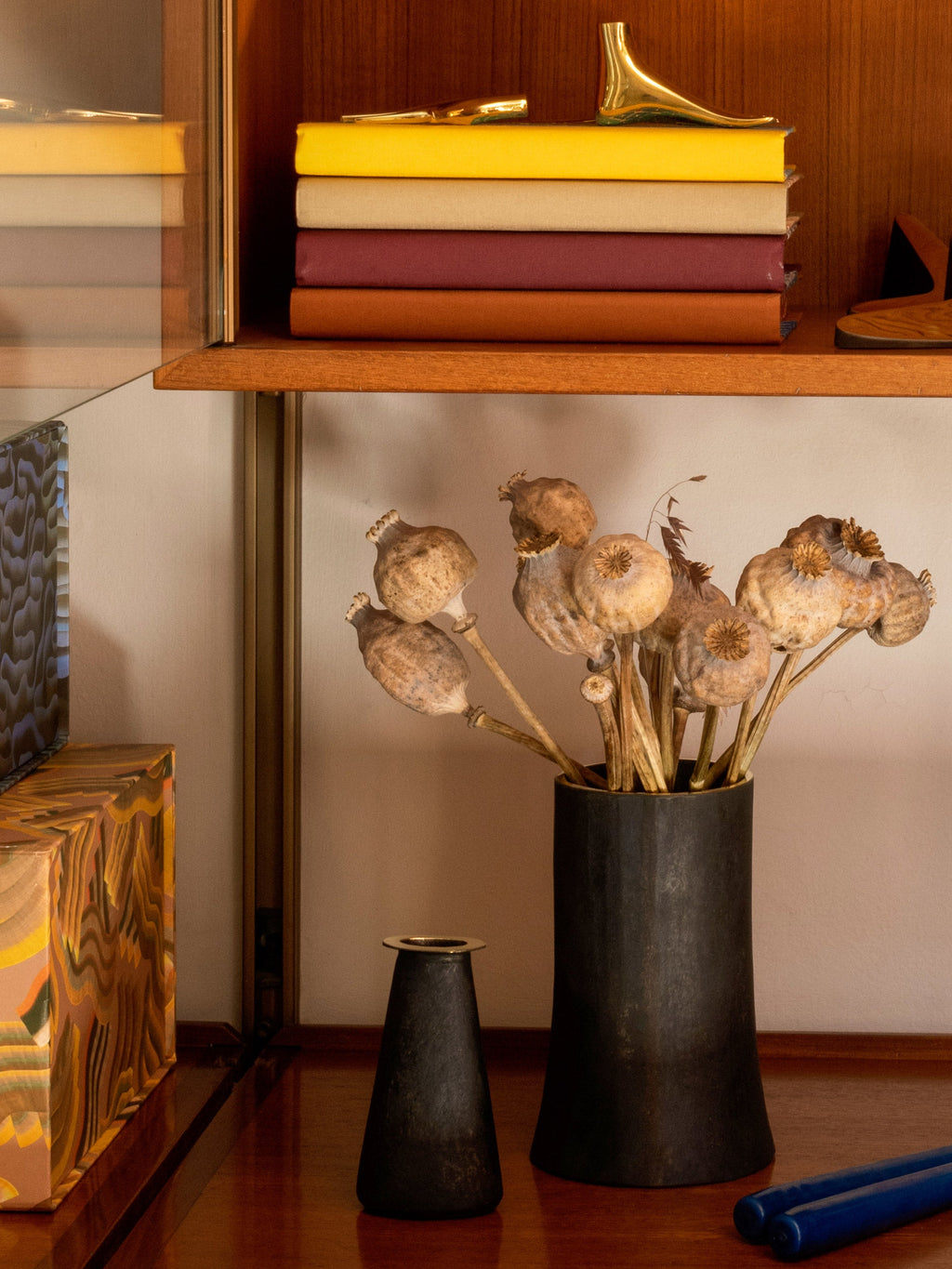 Collar Brass Bud Vase (5in/12.5cm)