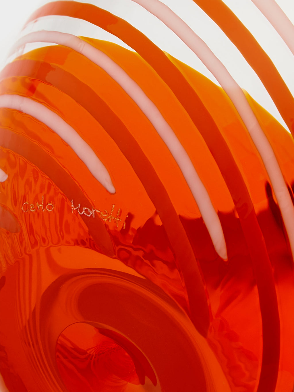 Hand-Blown Murano Glass Bud Vase (7in/18cm)