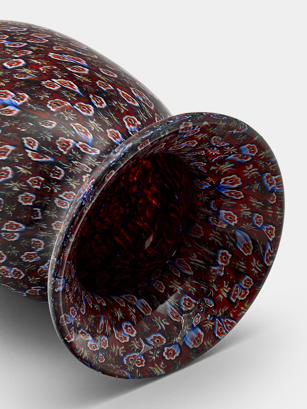 1960s Mazzuccato Murrina Murano Glass Vase (12in/30cm)