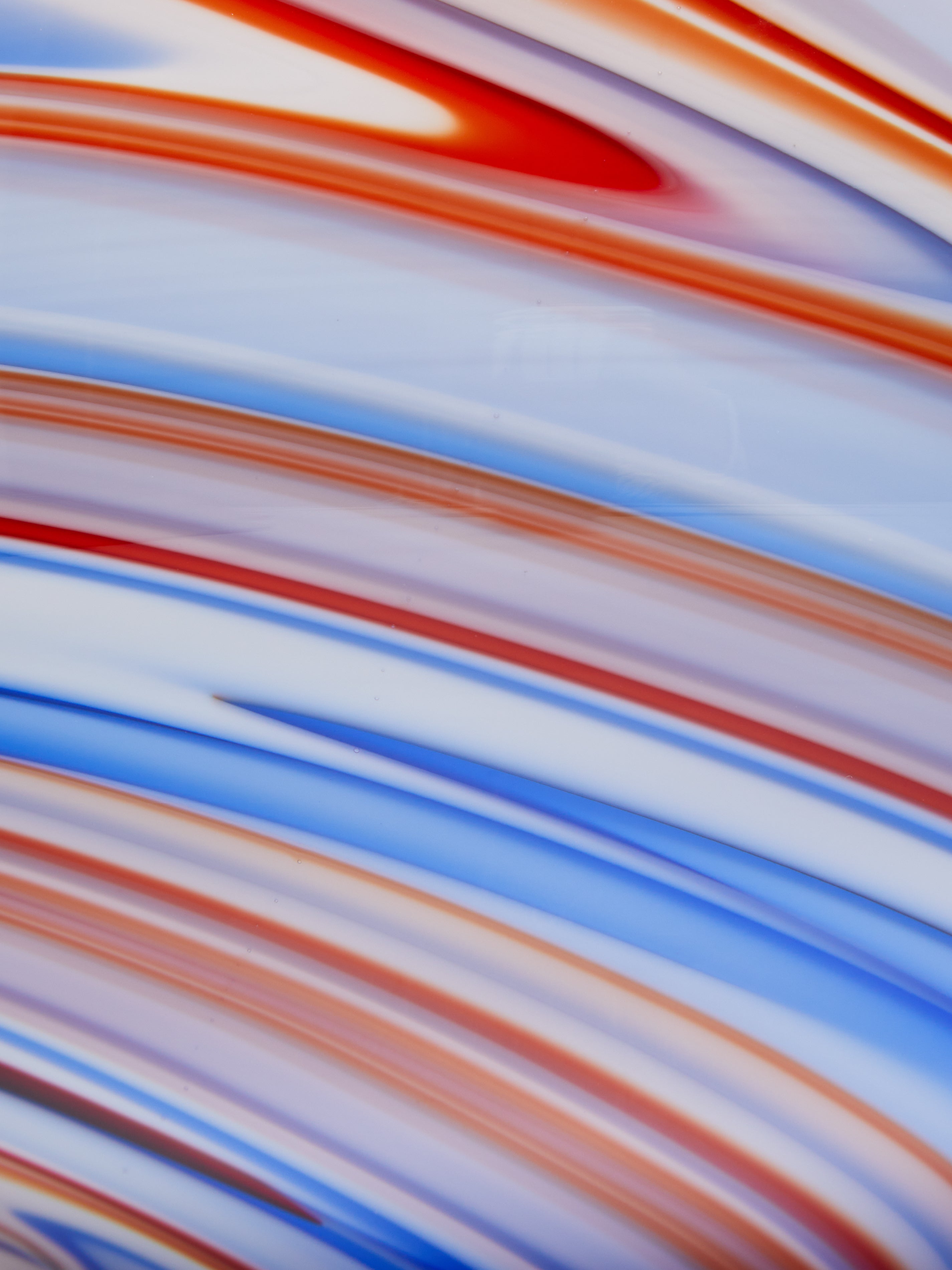 Archive Revival Sphere Hand-Blown Marbled Murano Glass Vase (10in/25cm)