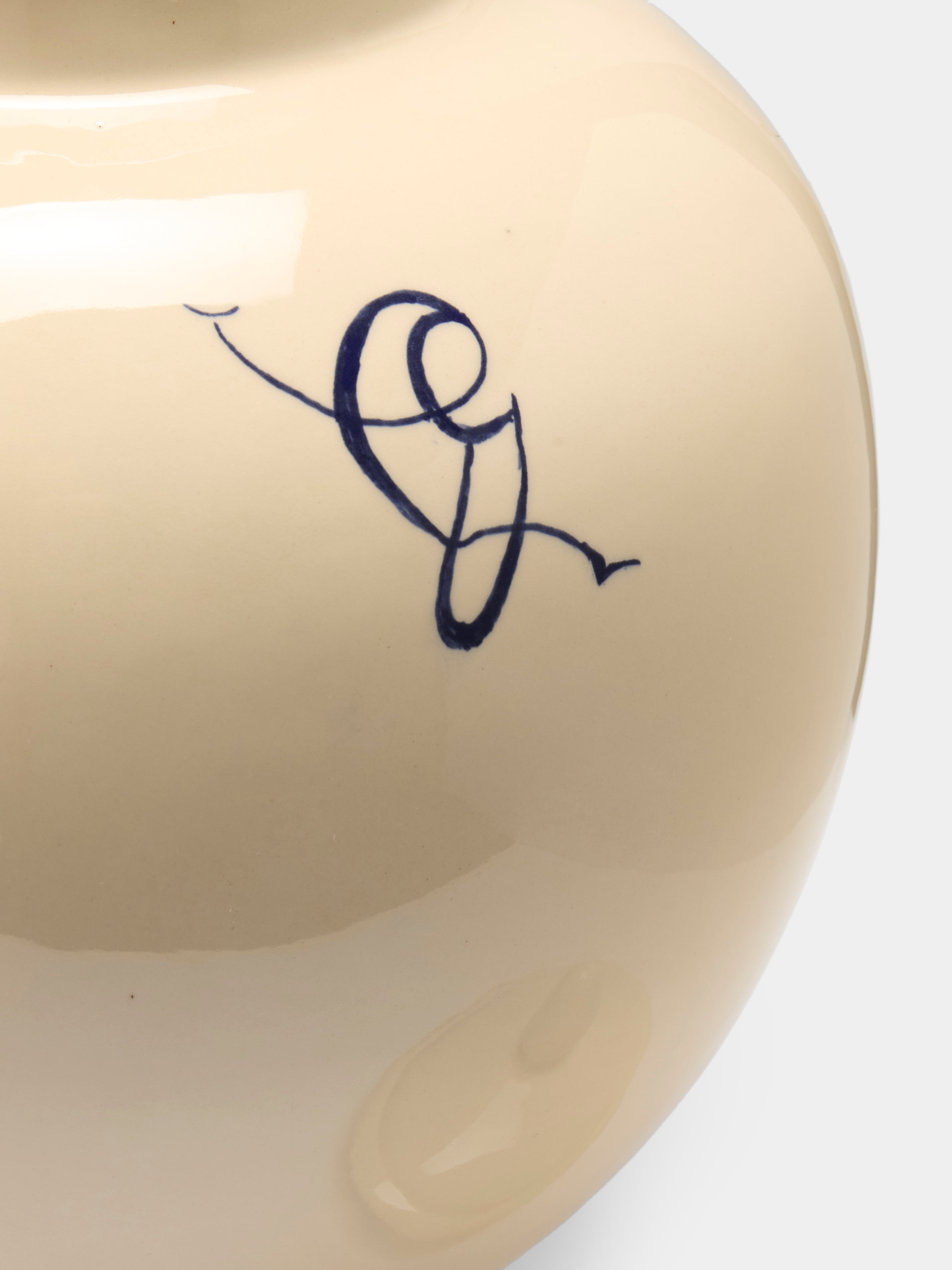 1940s Ceramic Apothecary Jars (Set of 2)