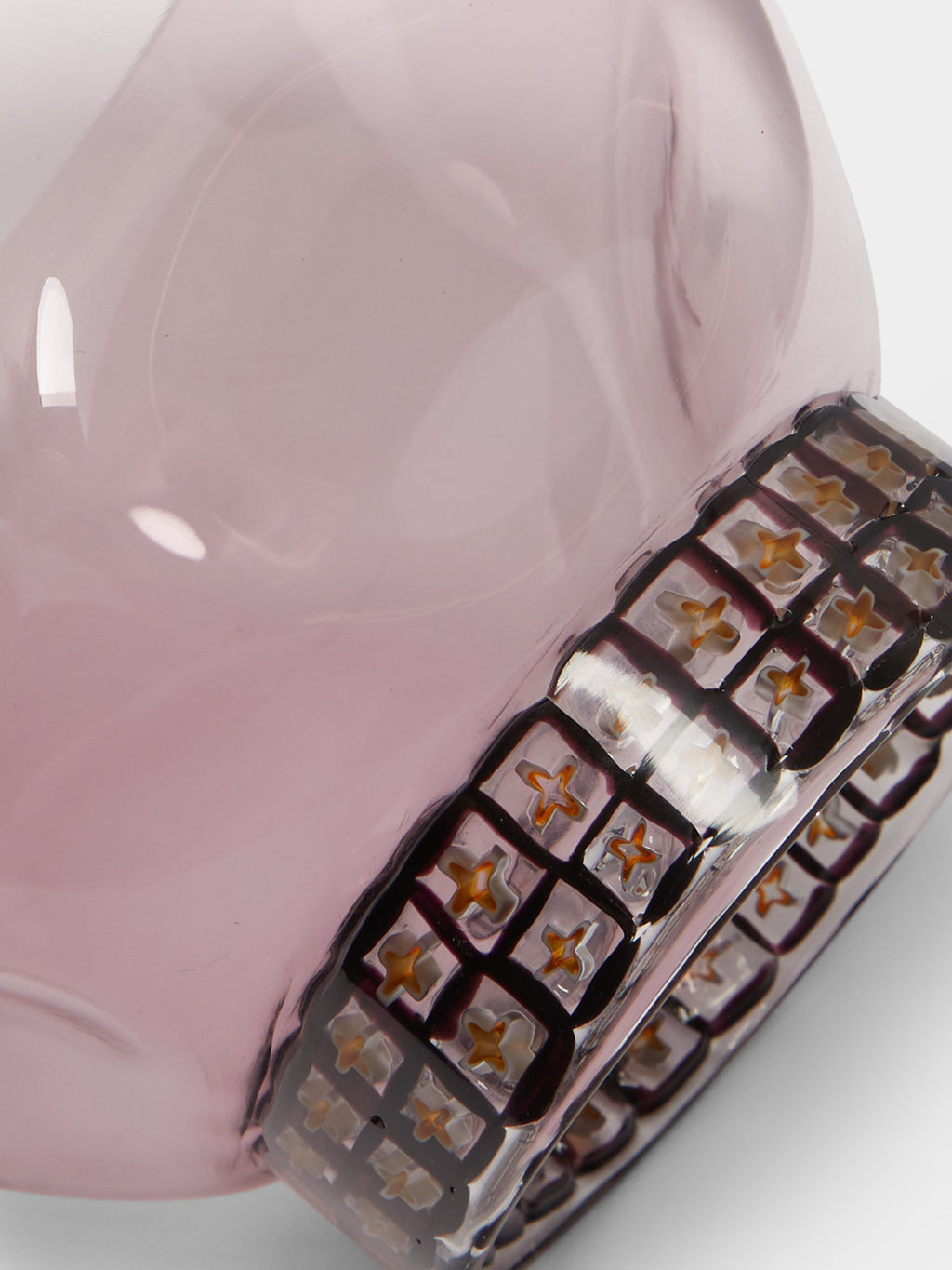 1970s Barbini Murrina Murano Glass Vase (7in/17.5cm)