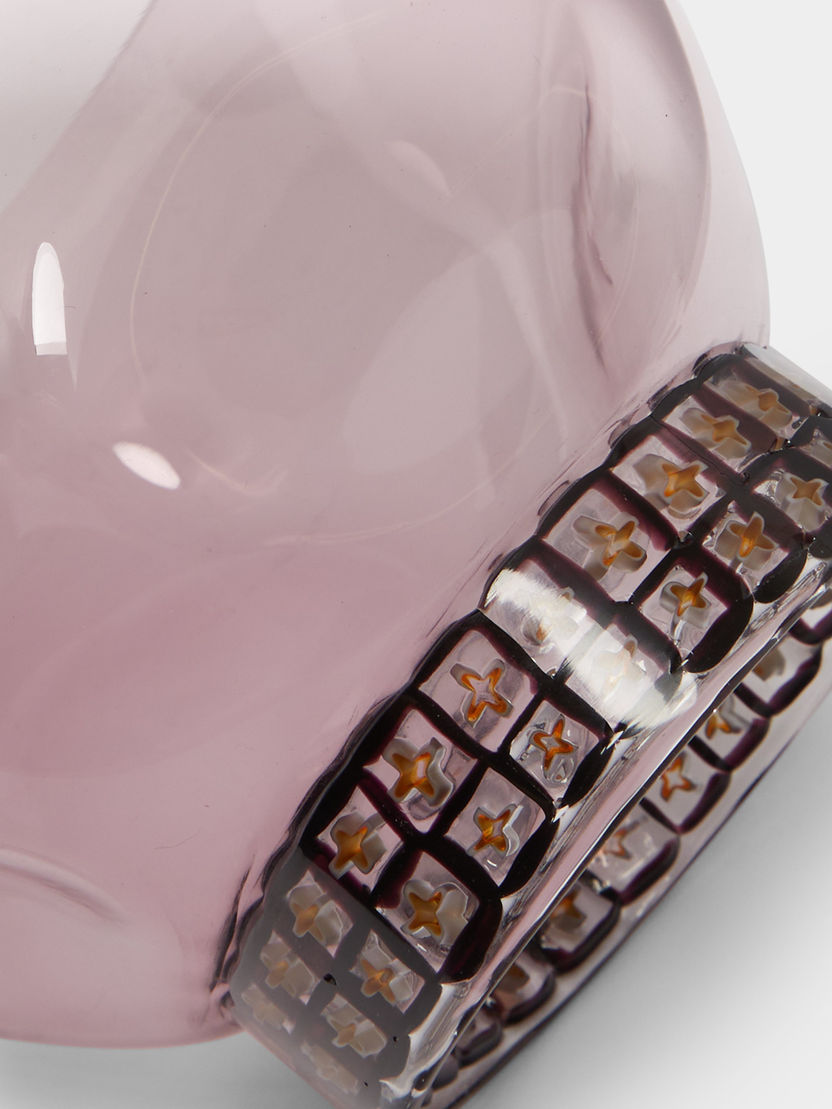 1970s Barbini Murrina Murano Glass Vase (7in/17.5cm)