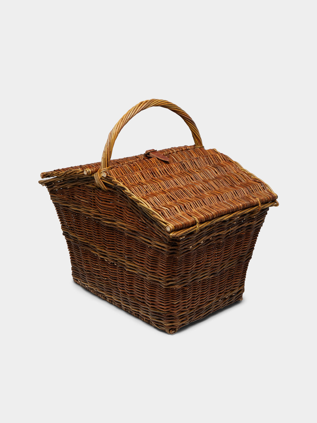 Handwoven Willow Shooter Picnic Basket