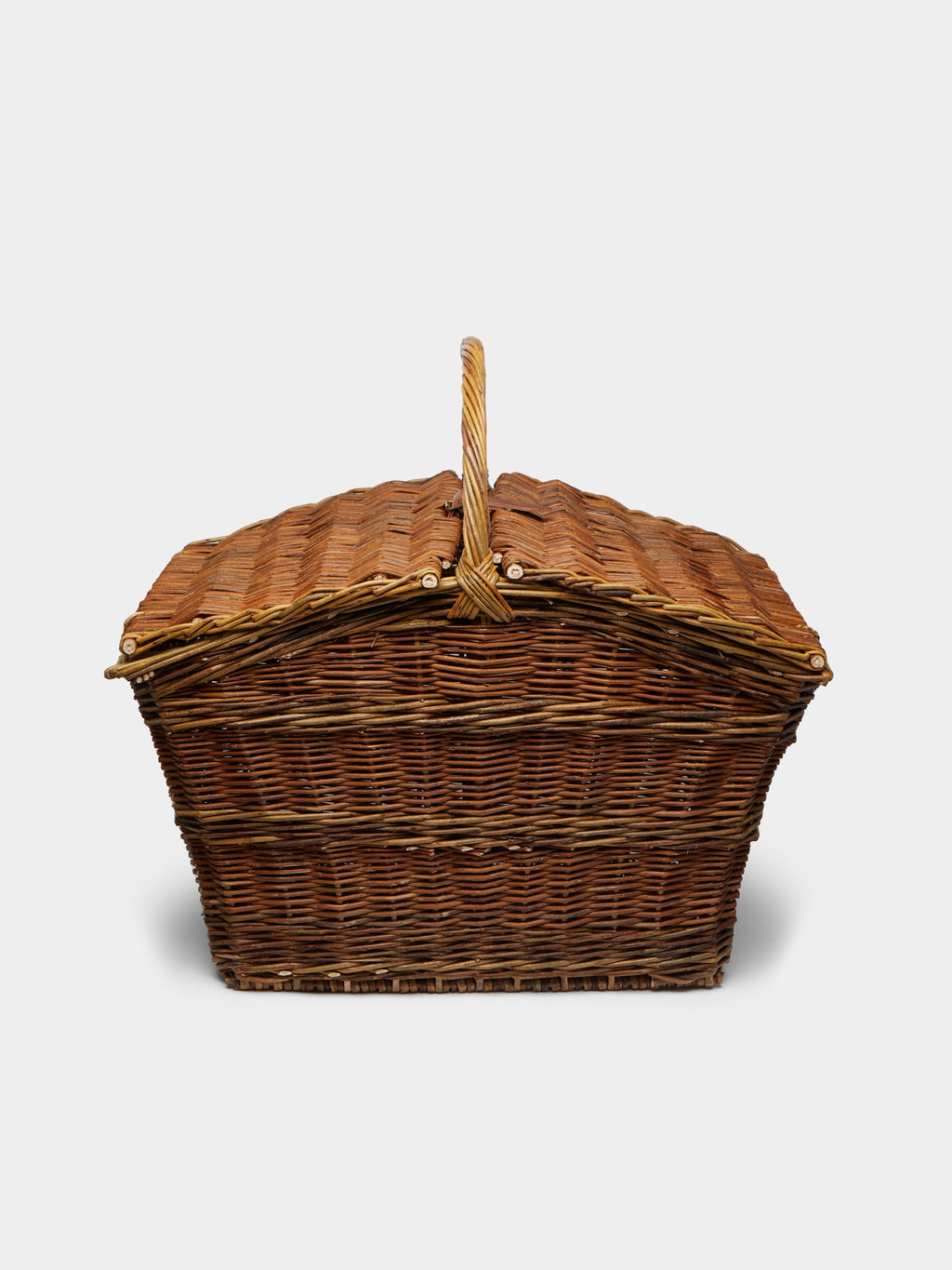 Handwoven Willow Shooter Picnic Basket