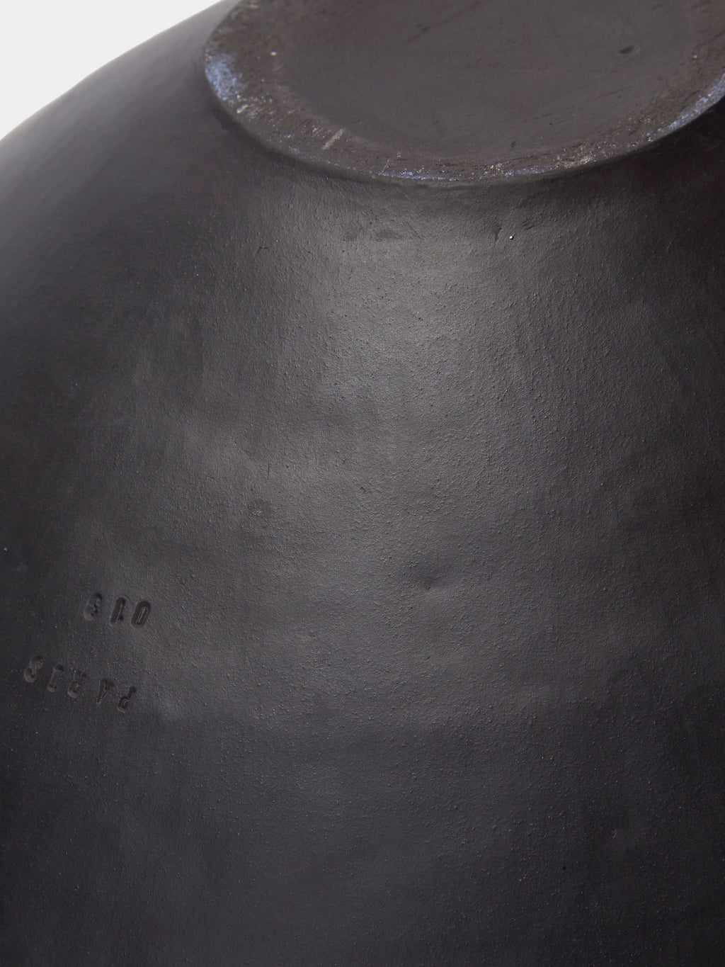 Hand-Formed Stoneware Vase (13.5in/34cm)