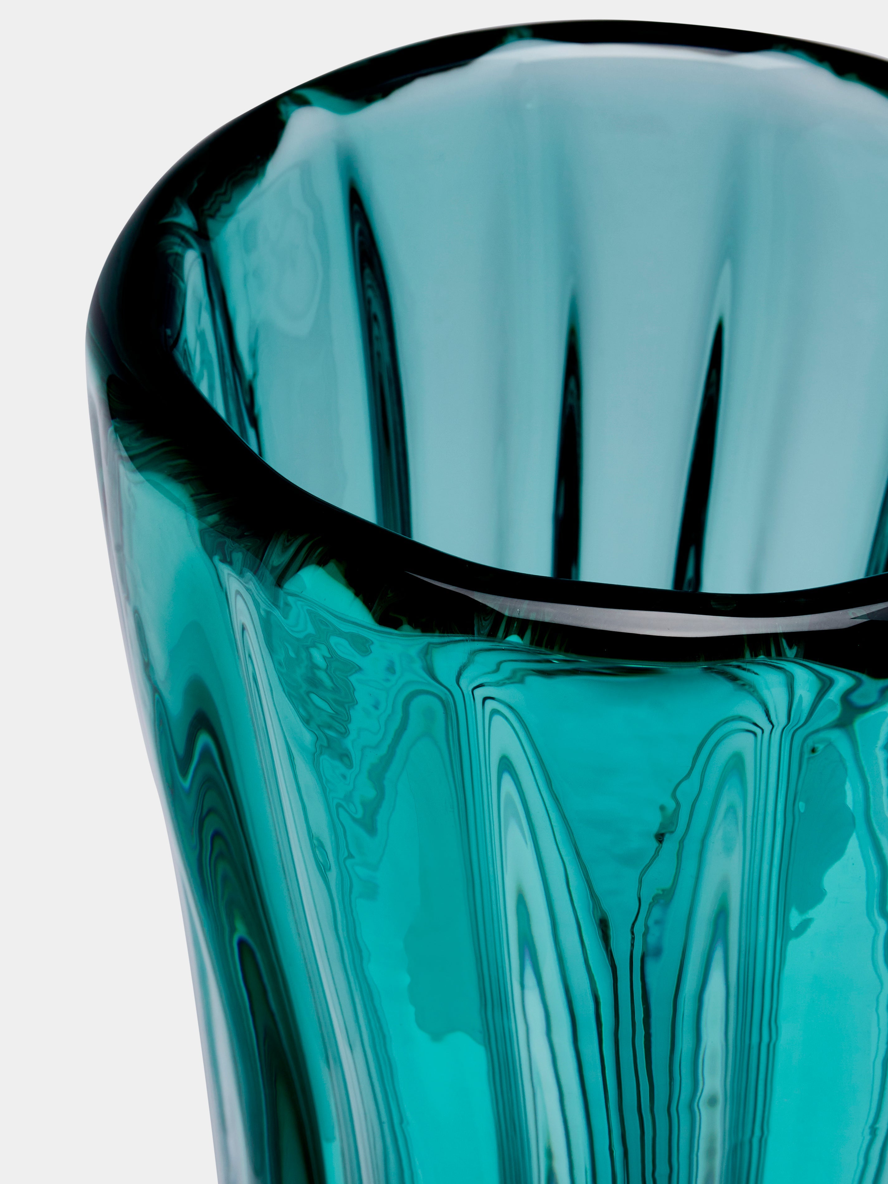 Fiori Hand-Blown Murano Glass Vase (15in/38cm)