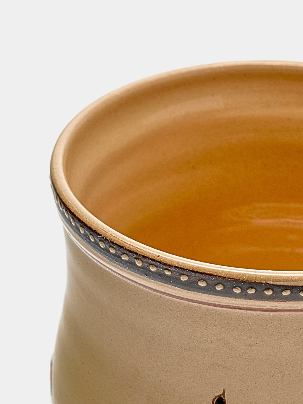 Cows Hand-Painted Ceramic Mini Lidded Pot