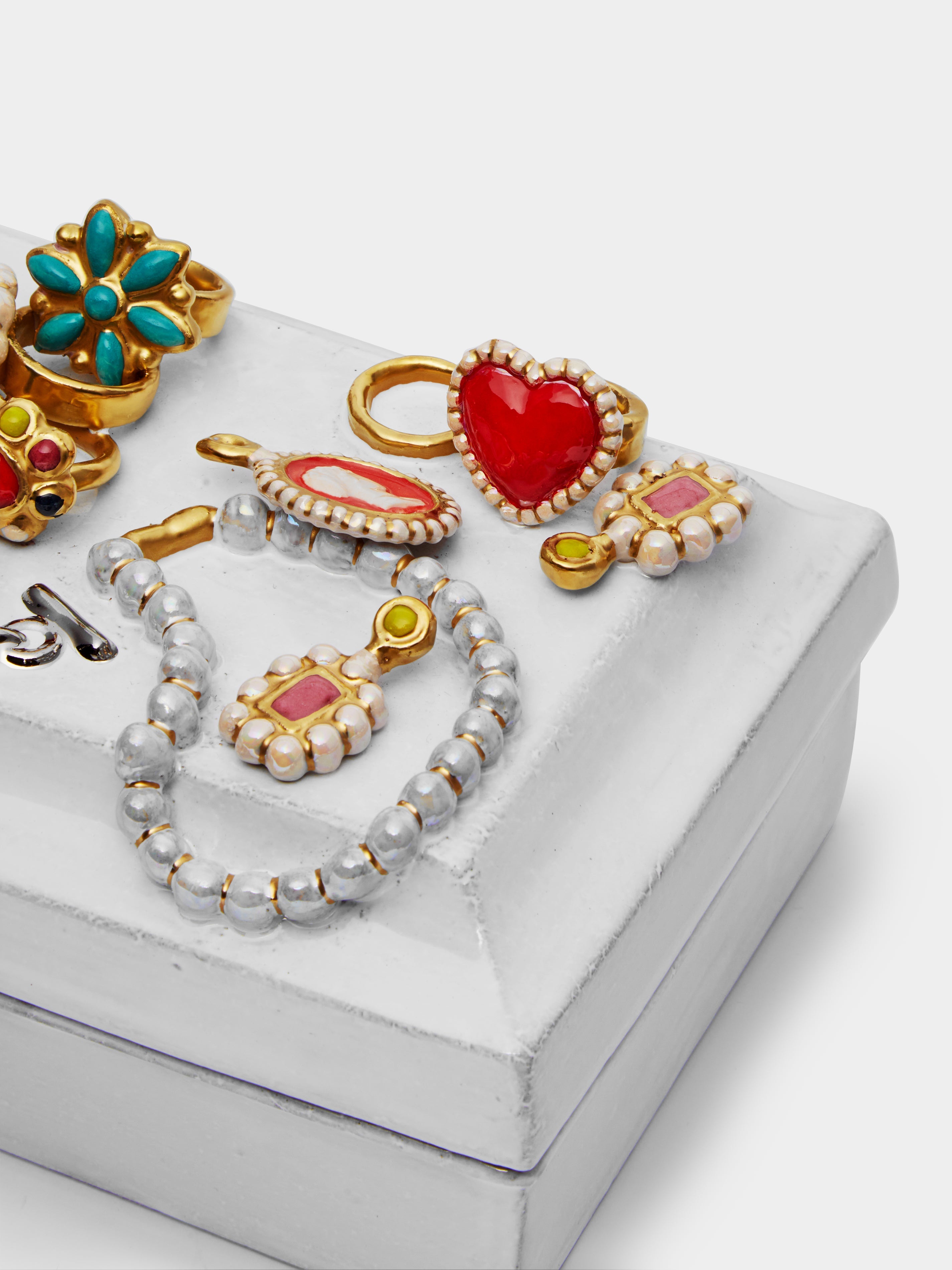 Serena Hand-Glazed Ceramic Jewelry Box