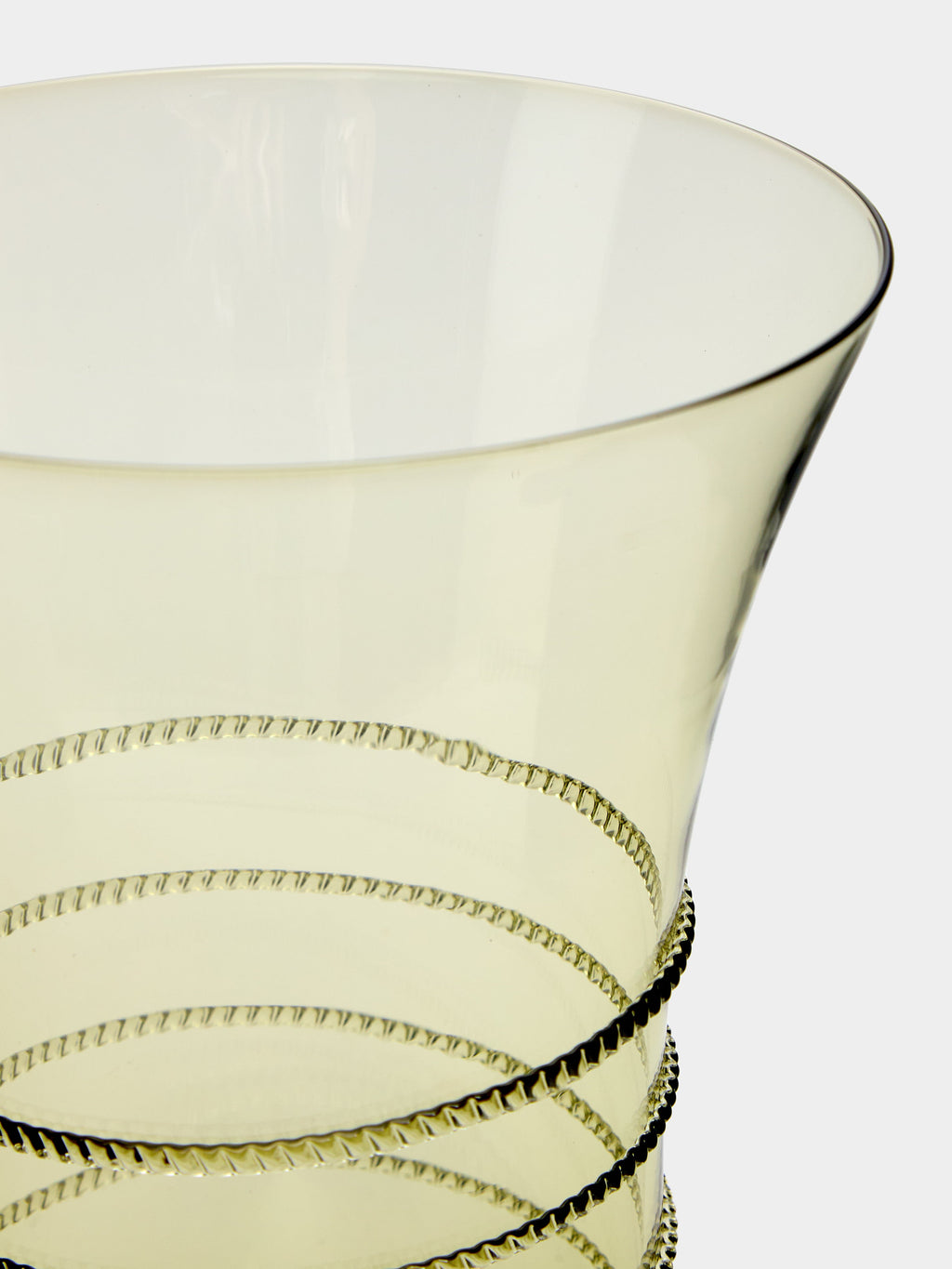 Hand-Blown Glass Vase (6in/15.5cm)