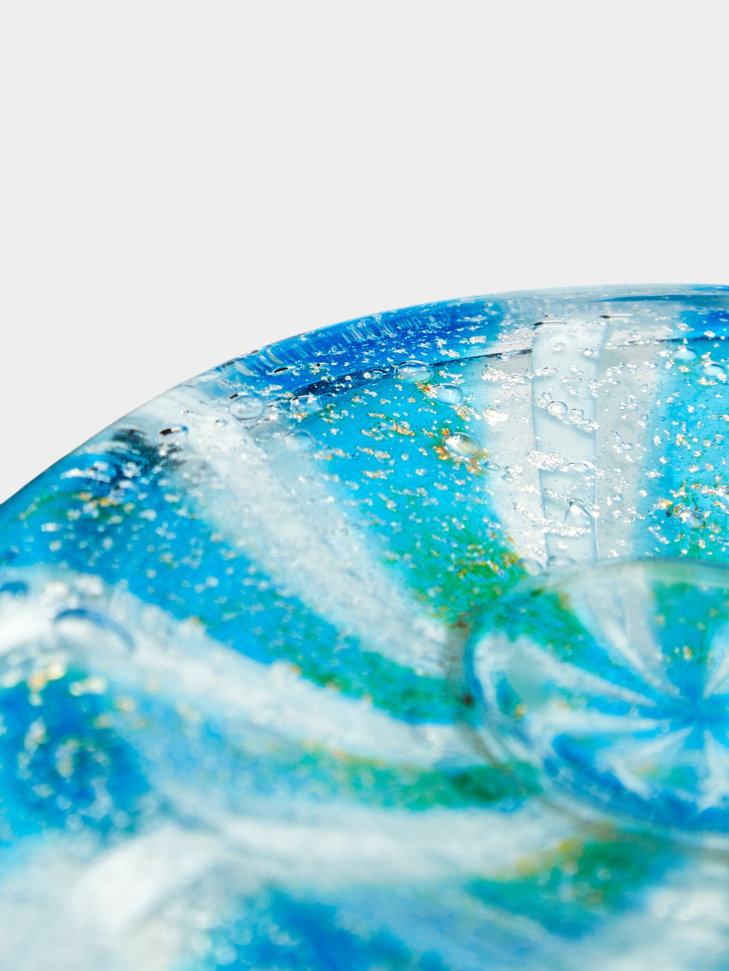 1950s Zanfirico Murano Glass Vase (8in/20cm)