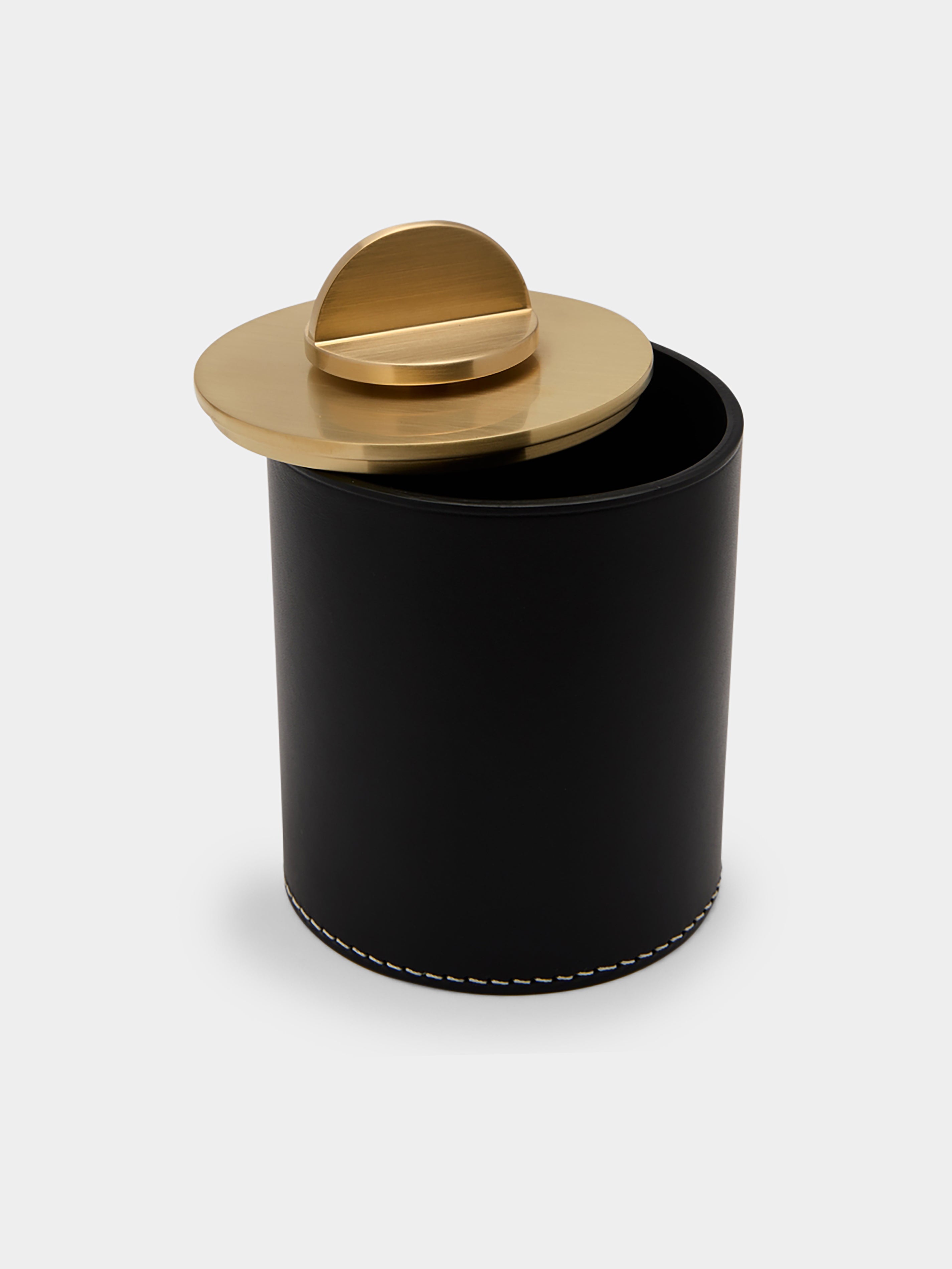 Julie Leather and Brass Extra Large Box