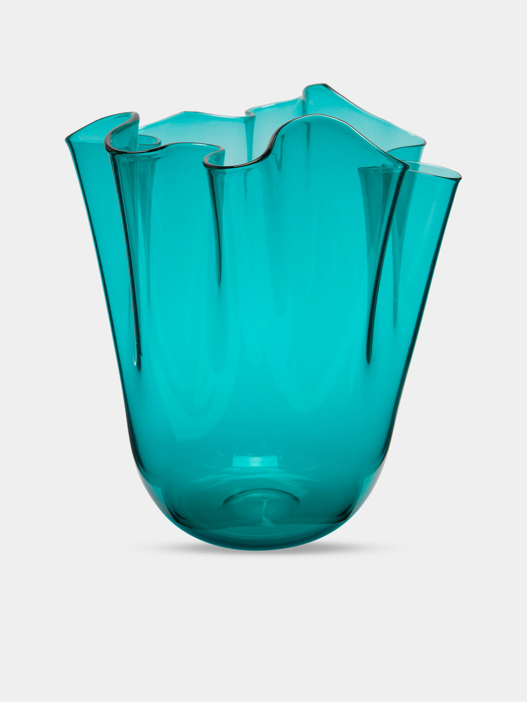 Fazzoletto Hand-Blown Murano Glass Vase (12in/31cm)