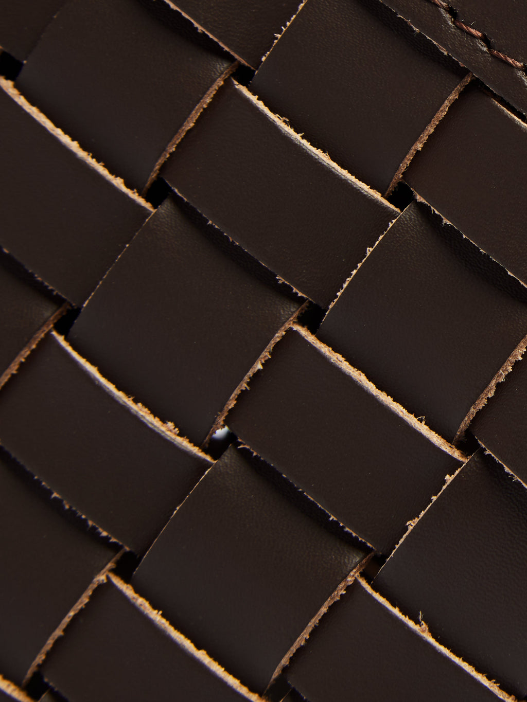 Woven Leather Tissue Box